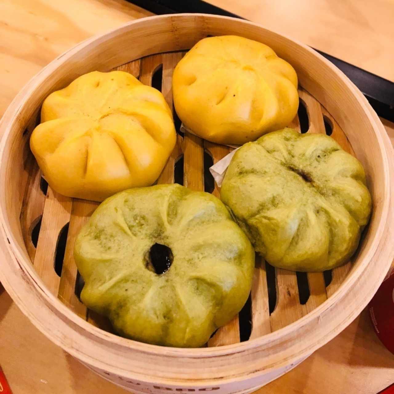 pumpking y matcha bao