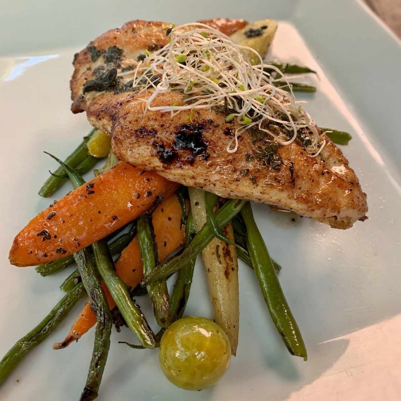 Pollo a la plancha