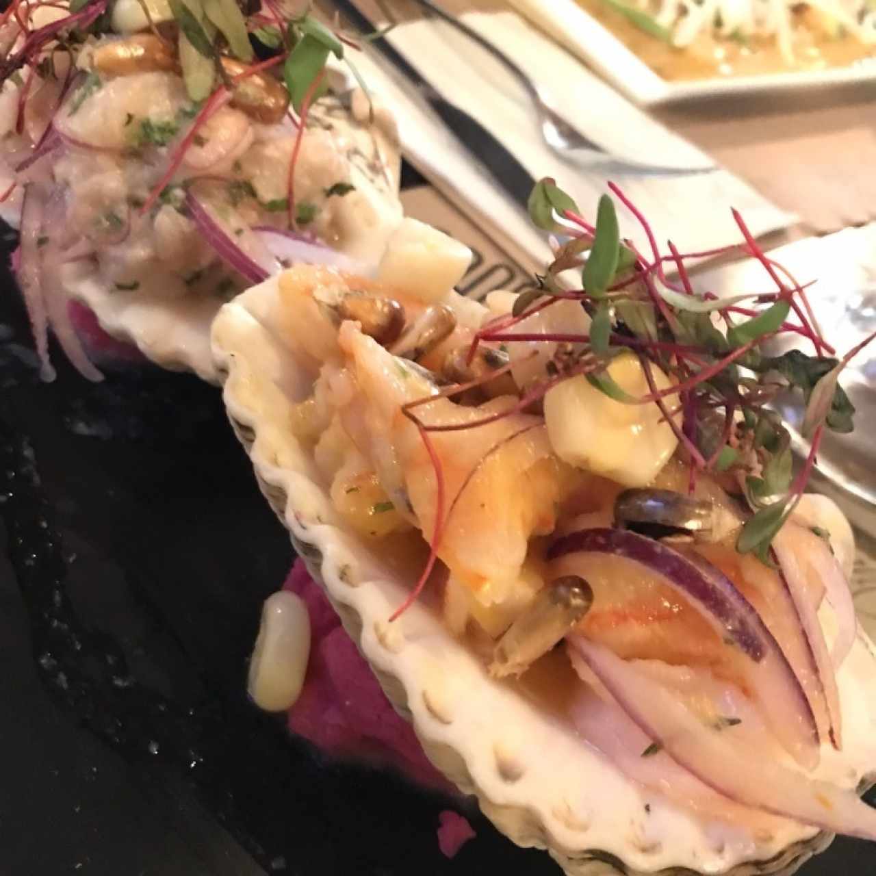 Entradas Frías - Trío de Ceviches