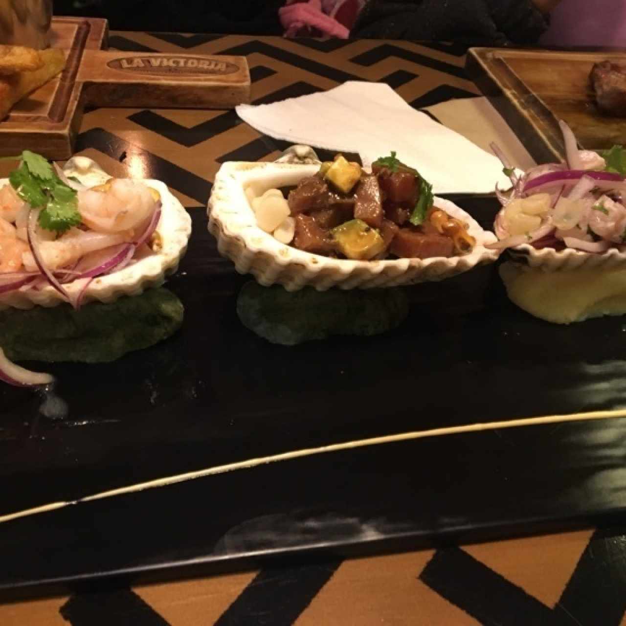 sampler de ceviches