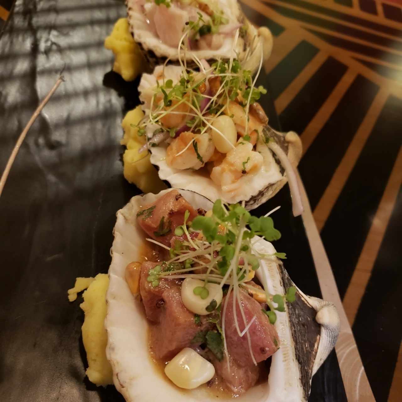 Entradas Frías - Trío de Ceviches