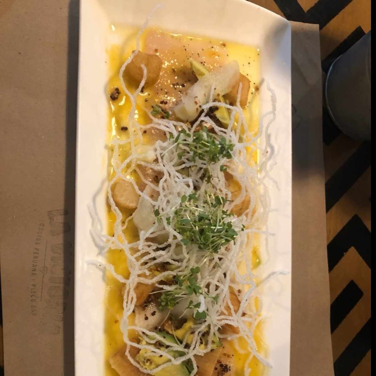 Entradas Frías - Tiradito con Maracuyá