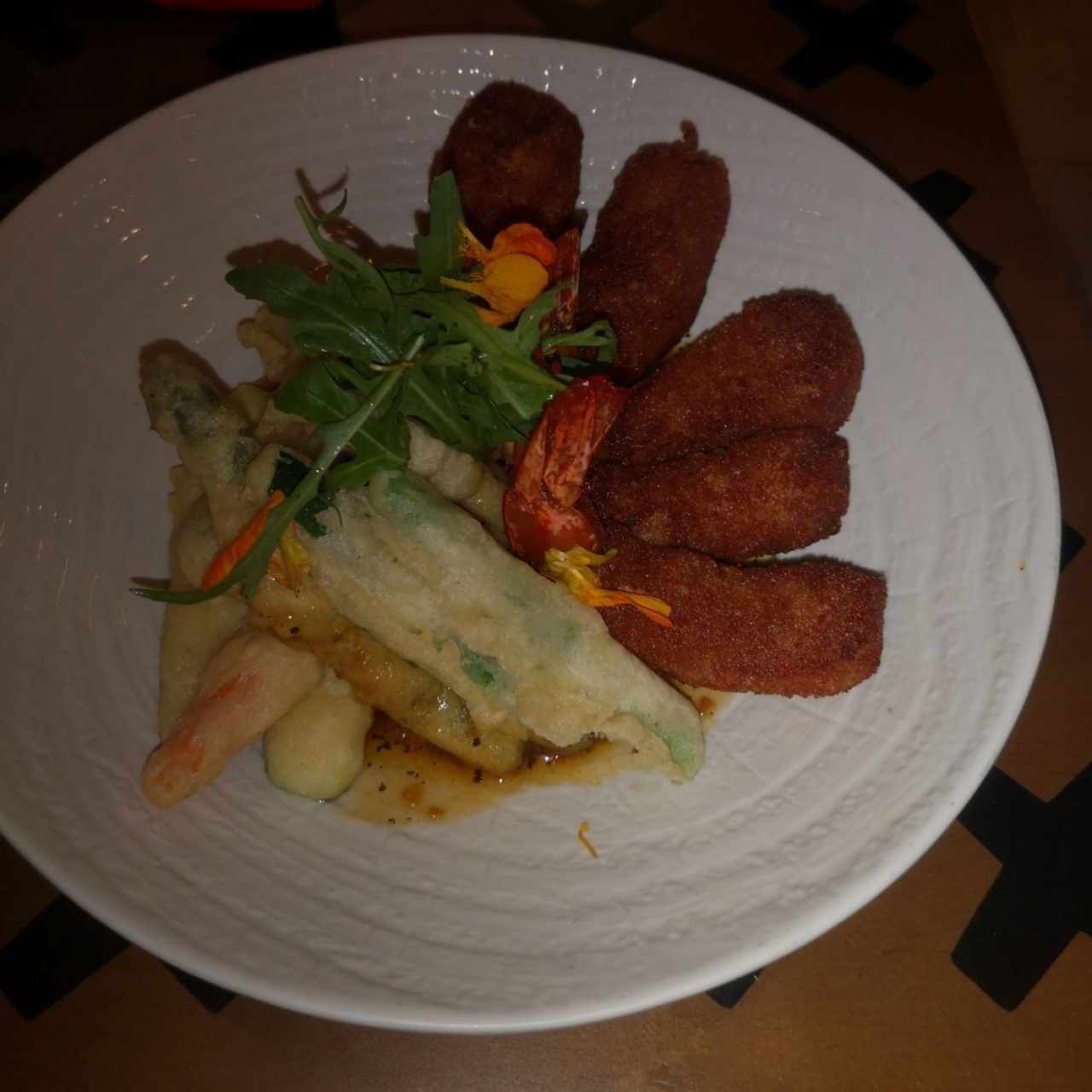 Langostinos con Salsa de Maracuyá