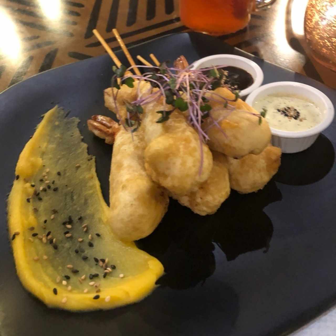 Entradas Calientes - Langostino Corndog