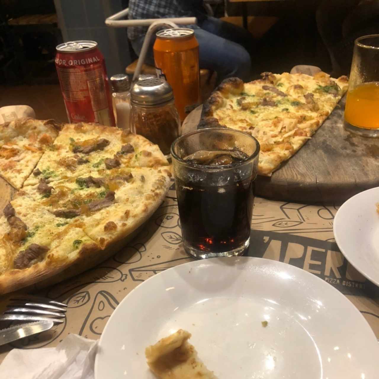 Pizza de salmón