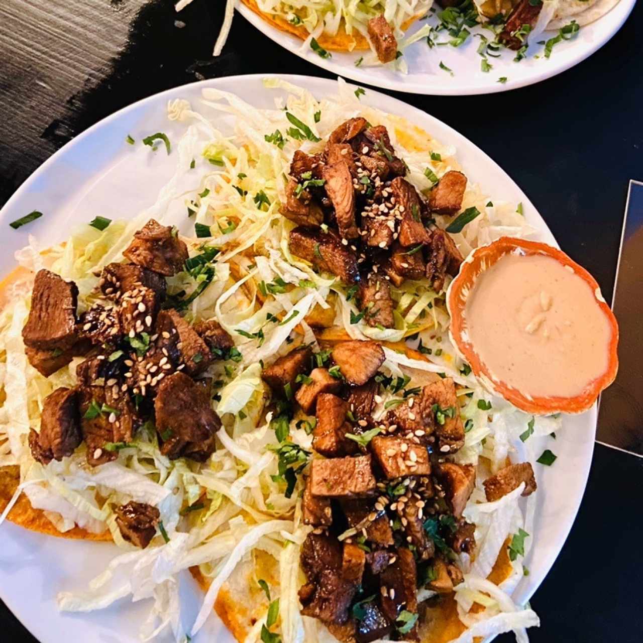 tacos de cerdo coreano 