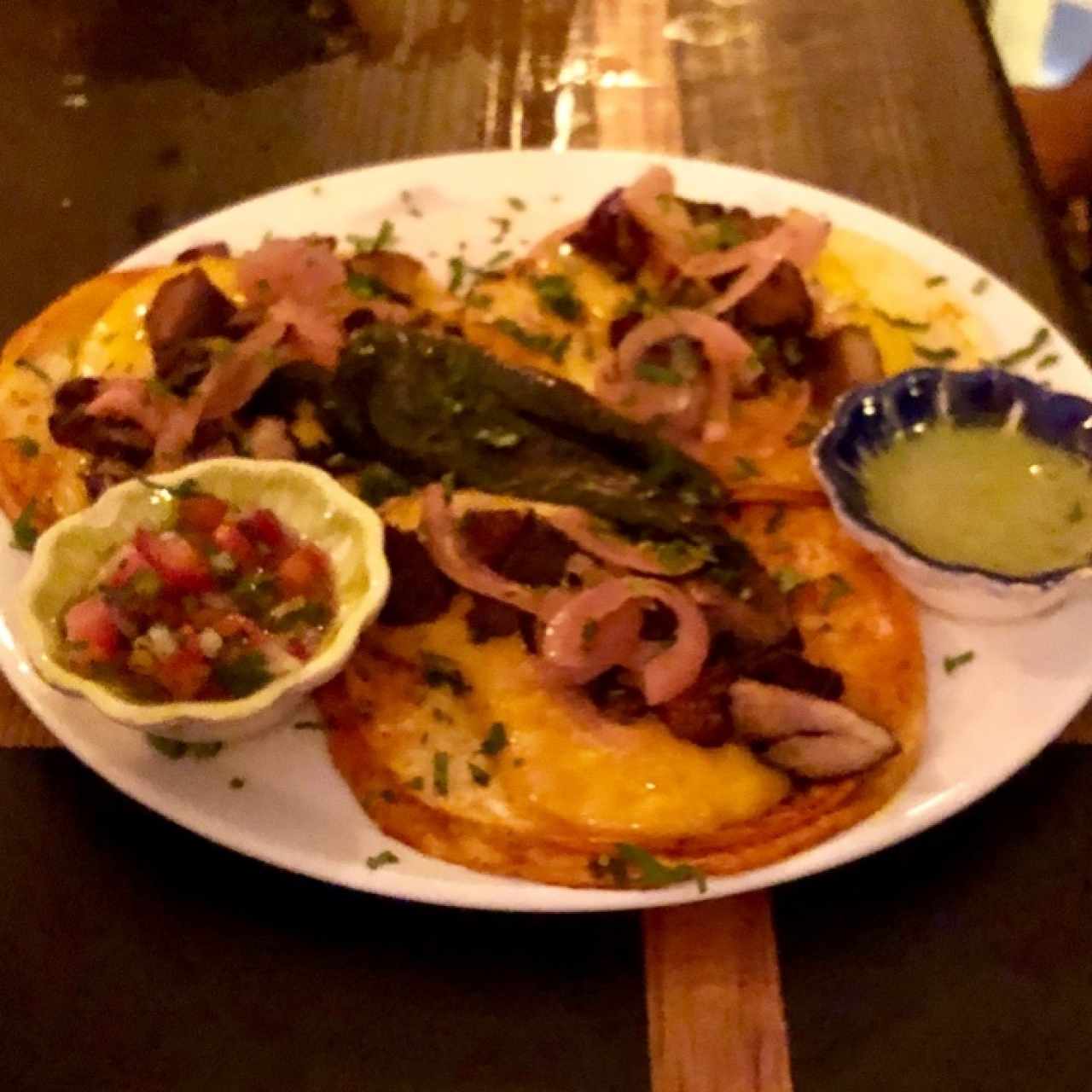 tacos con queso