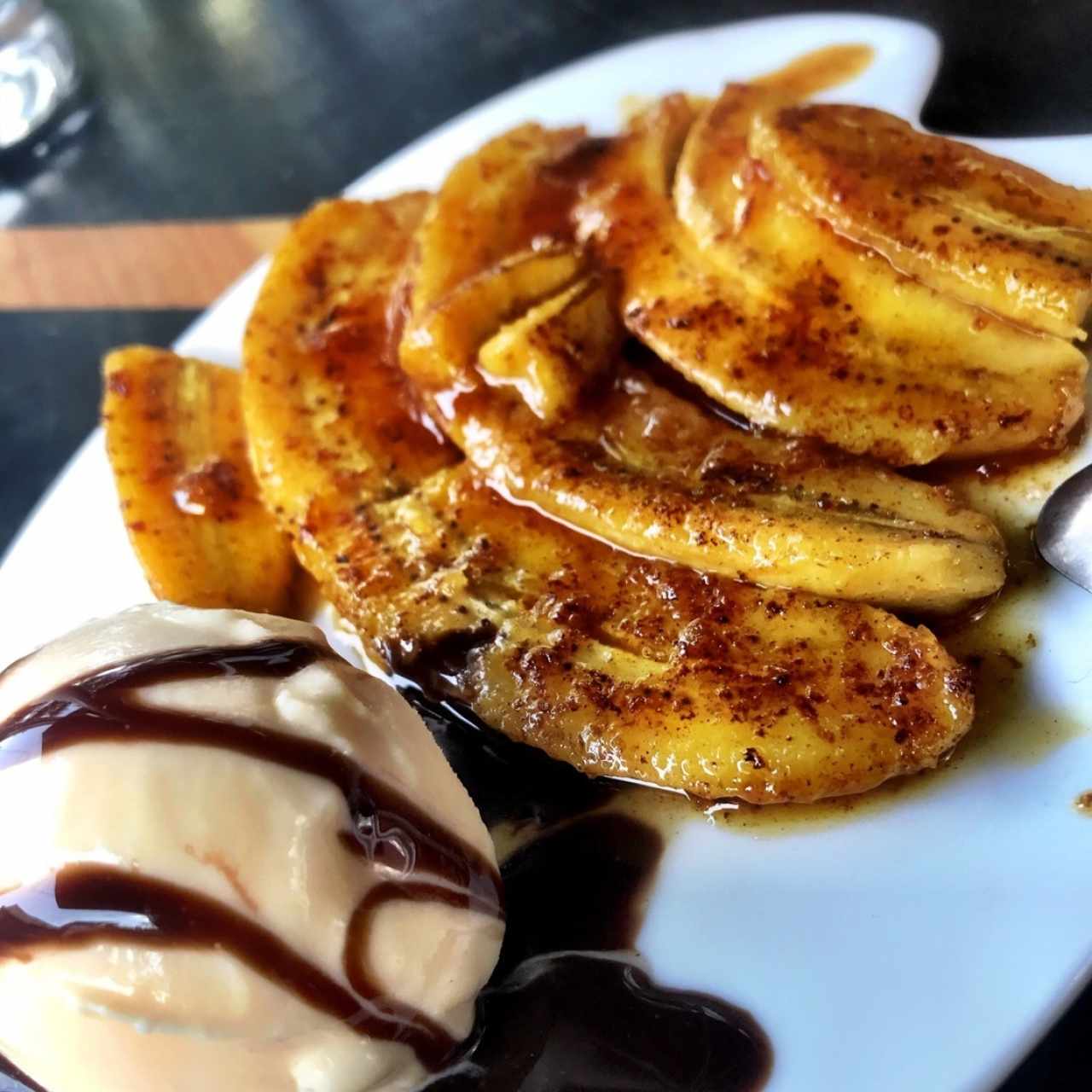 Postre bananos flameados al tequila 