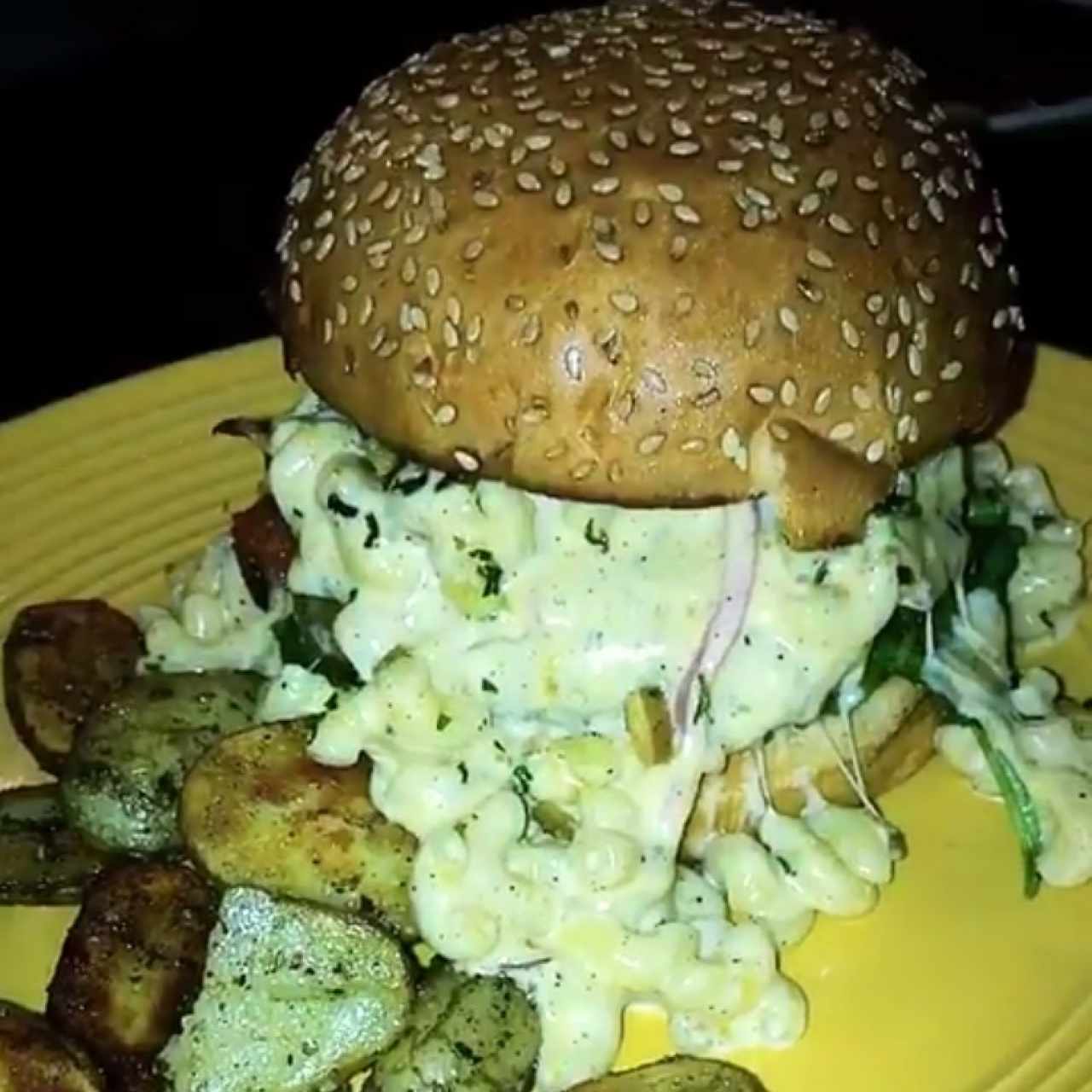 Hamburguesa Mac & Cheese