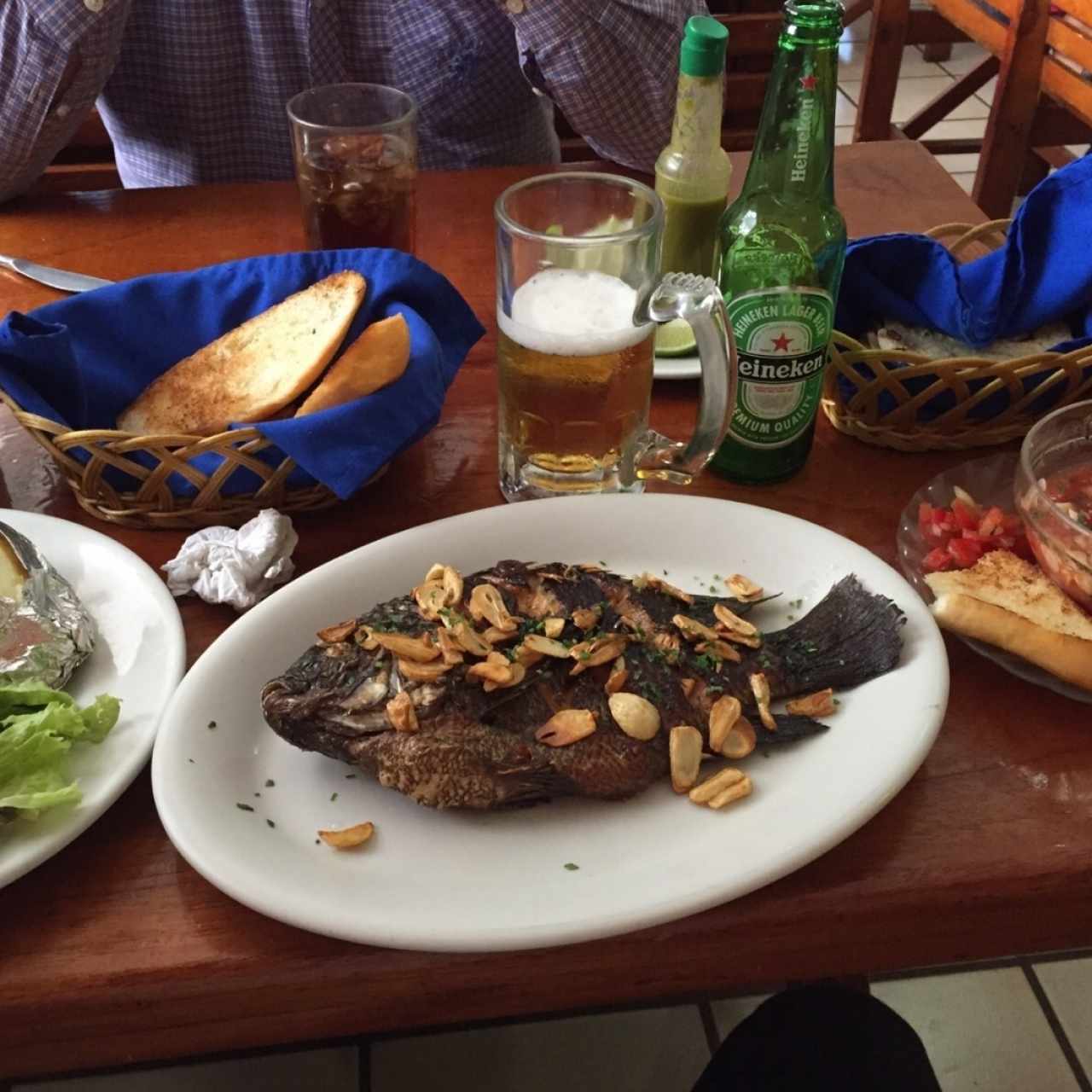 Pescado Al Ajillo