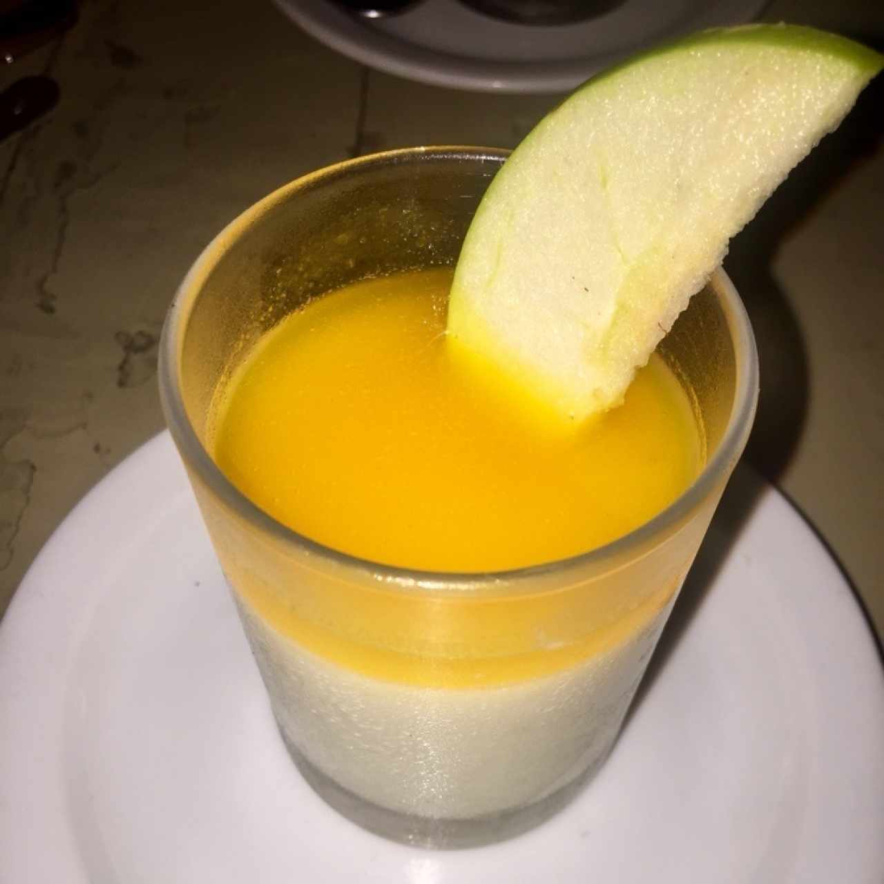 panna cotta de piña