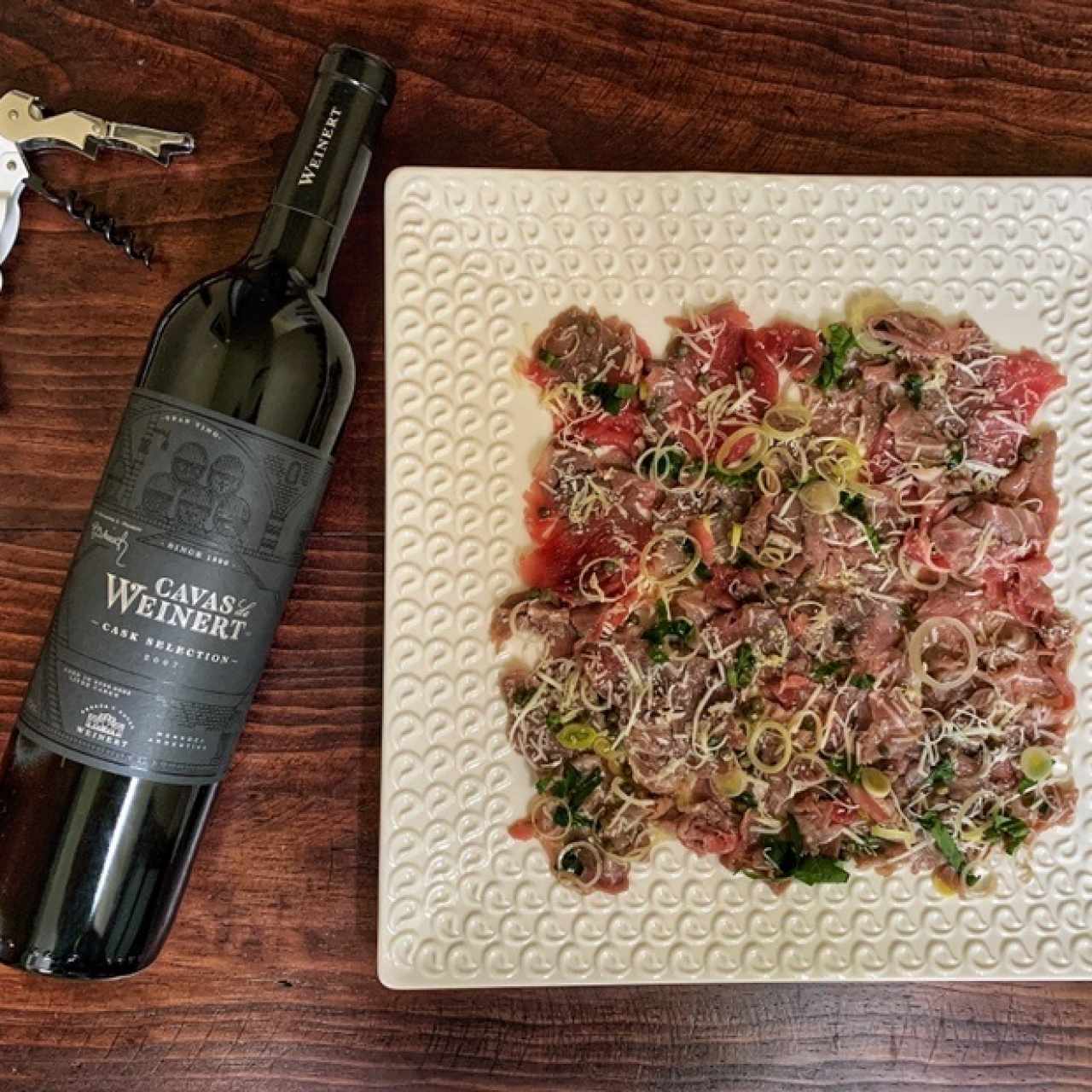 Entradas - Carpaccio de lomito