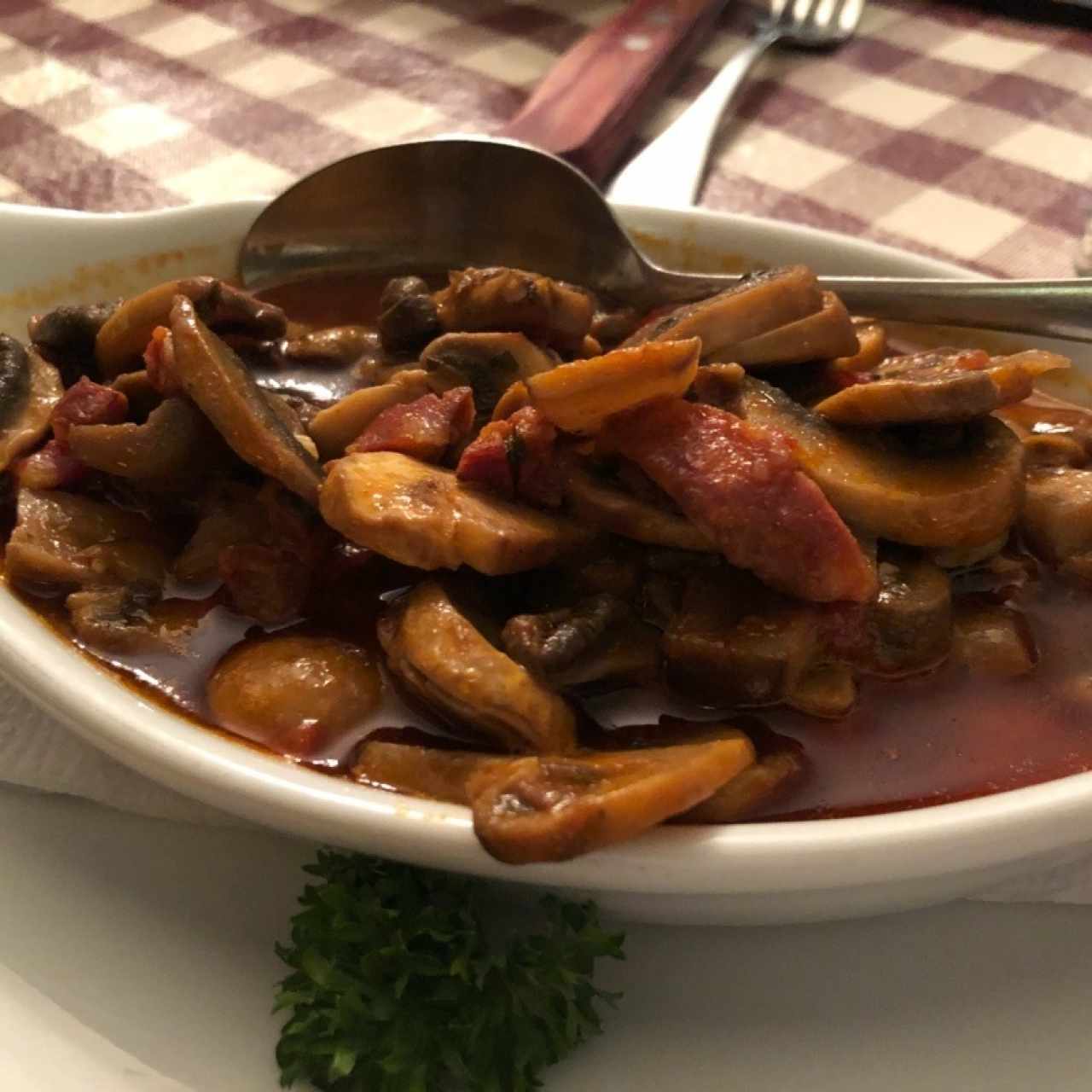 cazuela de hongos