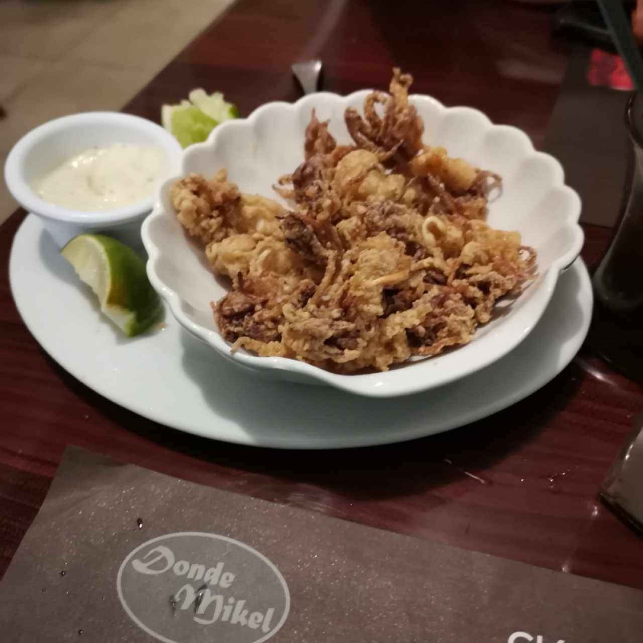 Patitas de calamar empanizadas 