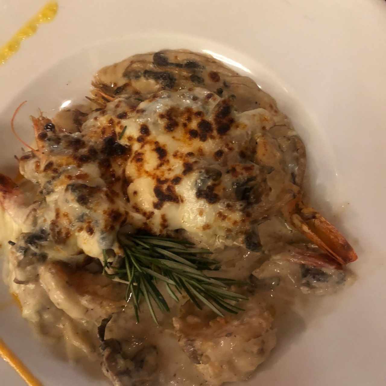 Camarones Gratinados