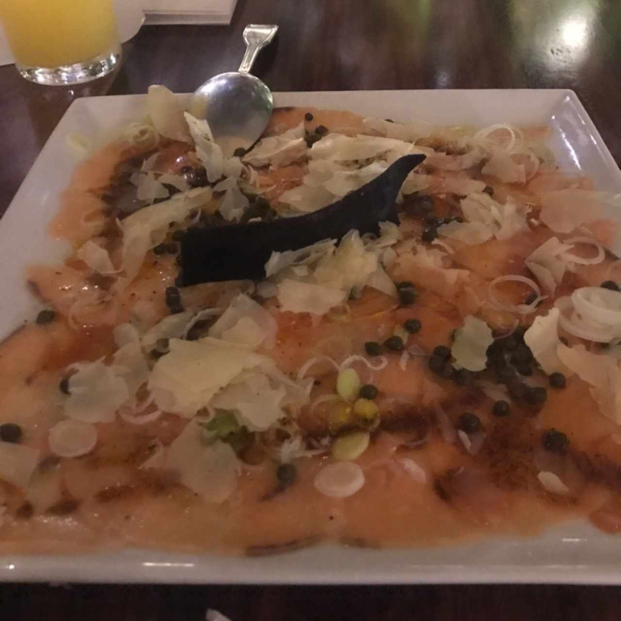 carpaccio salmon