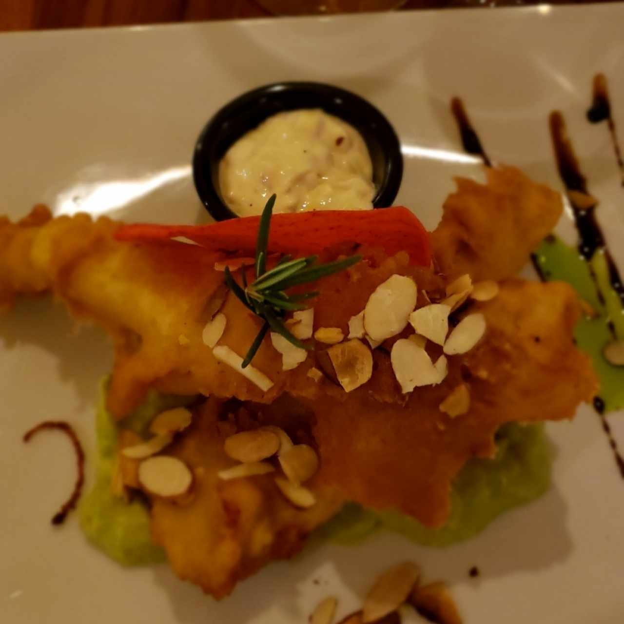 lenguado tempura