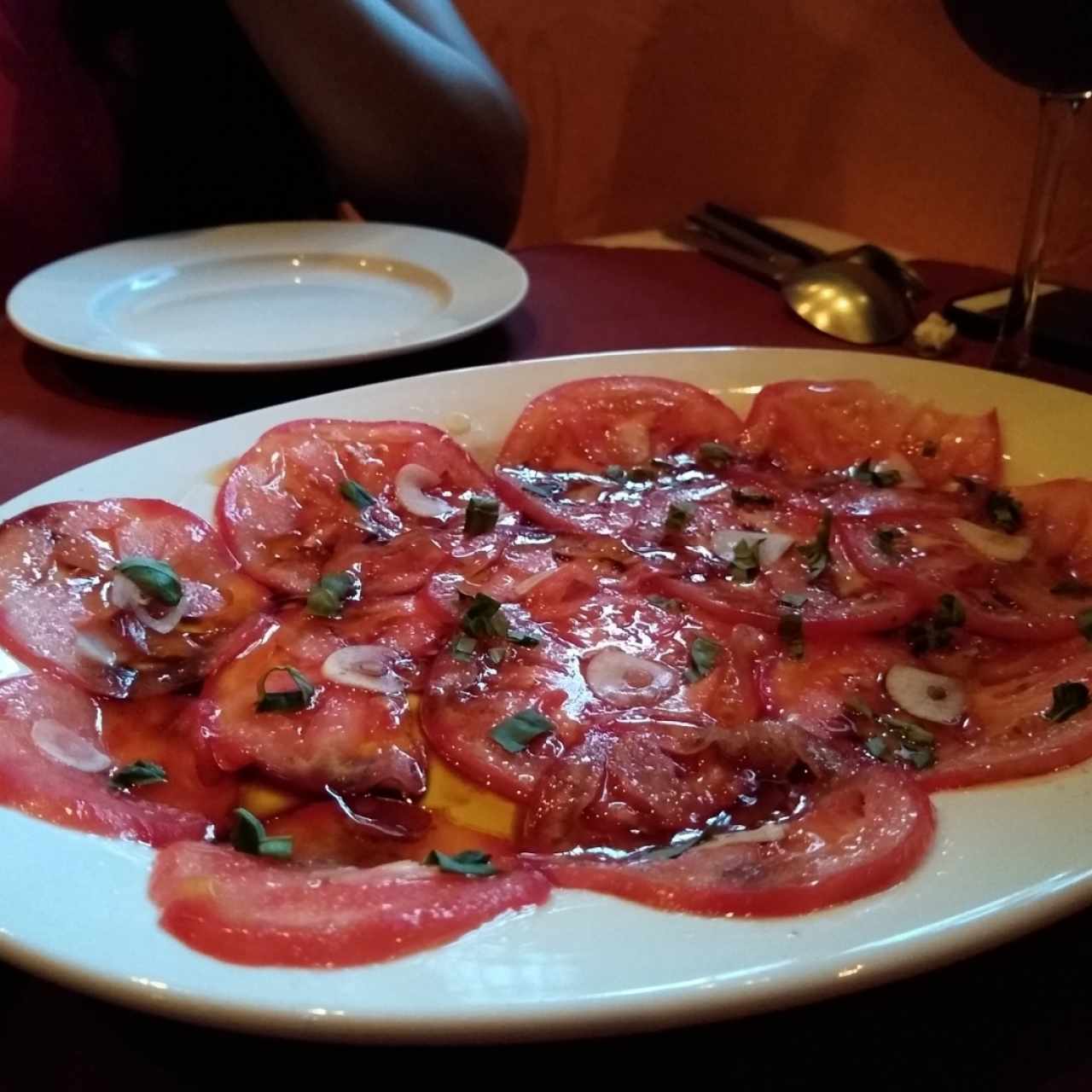 Carpaccio de tomate