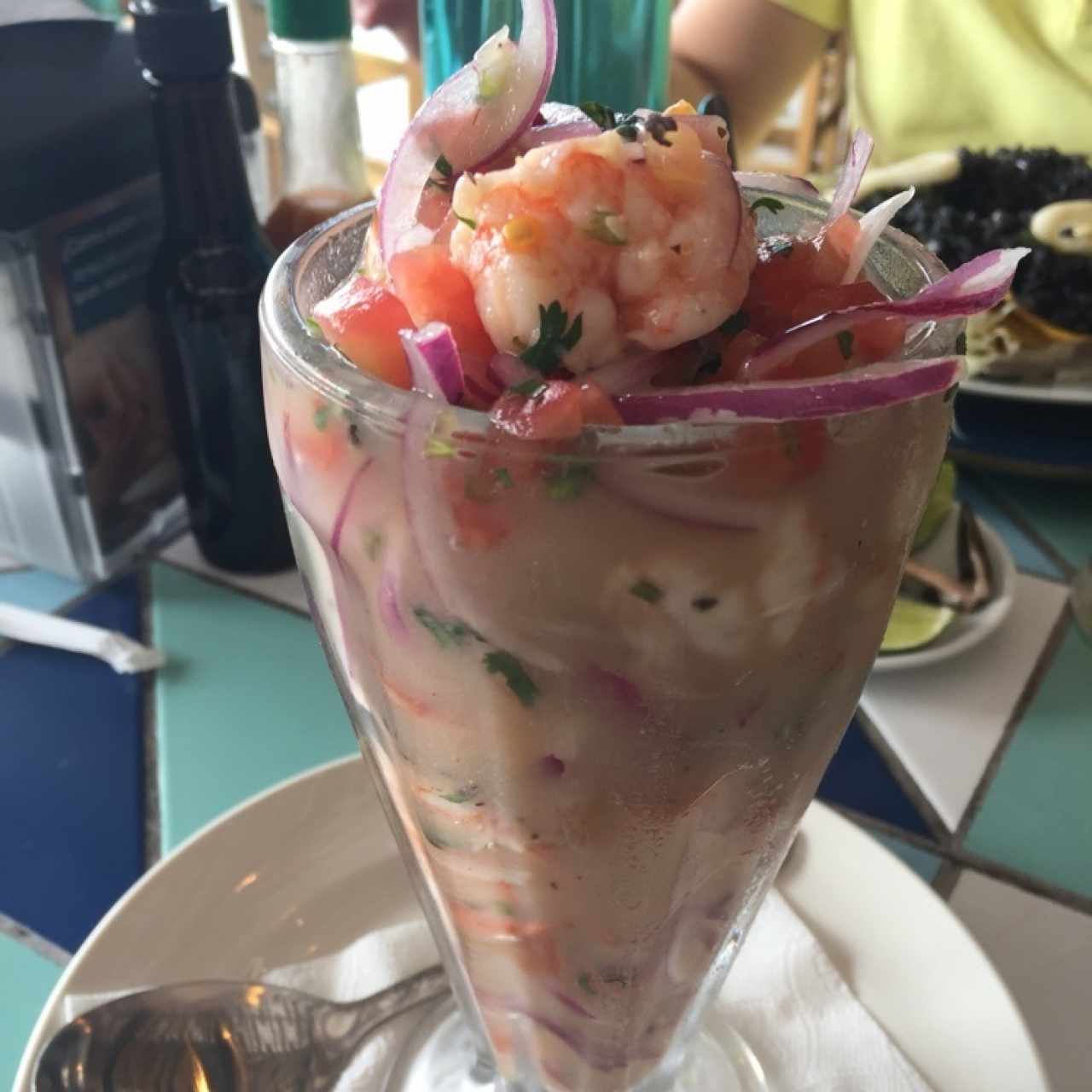 Ceviche picante de camarón