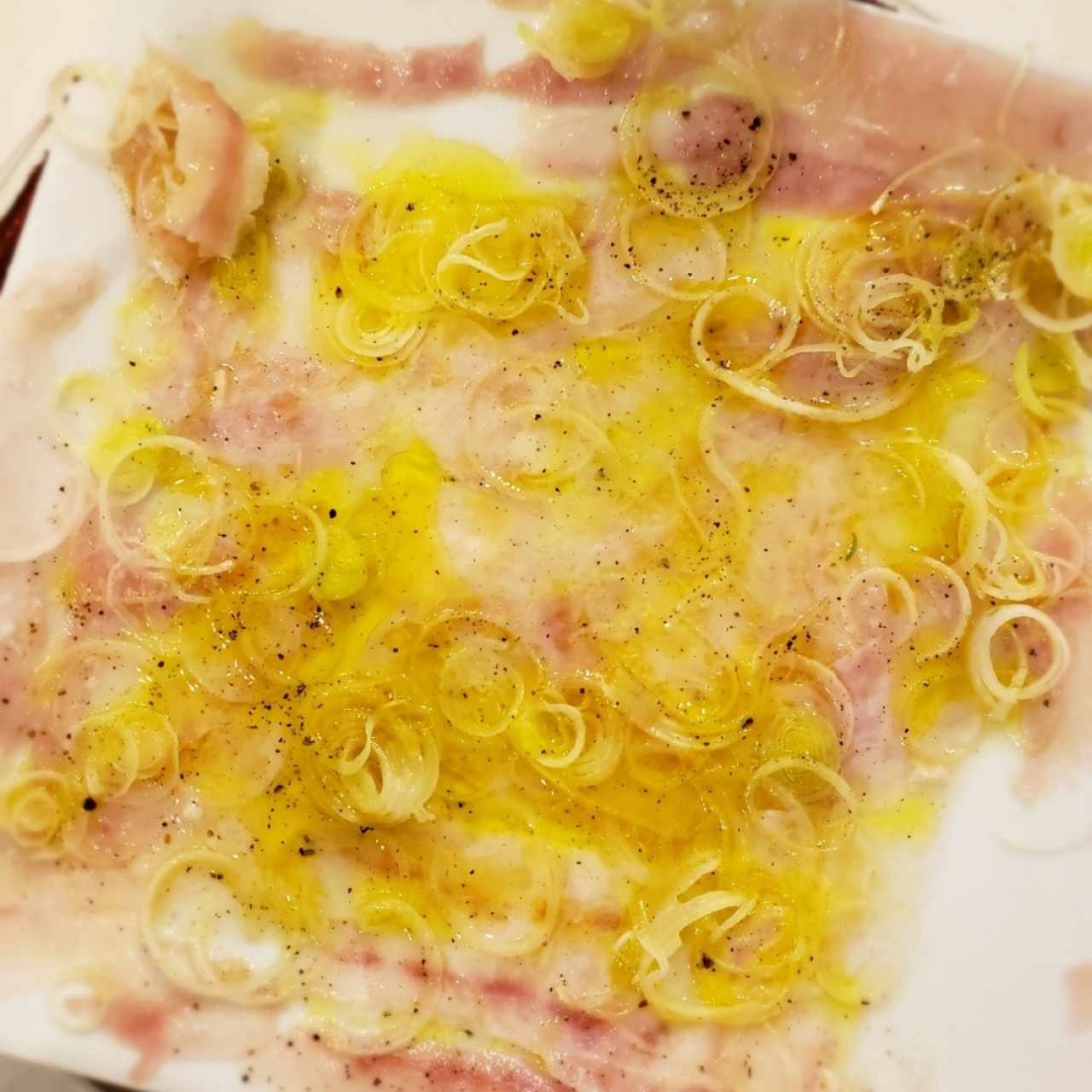 Carpaccio De pescado