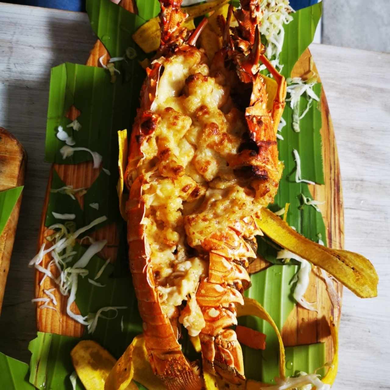 Langosta rellena. 