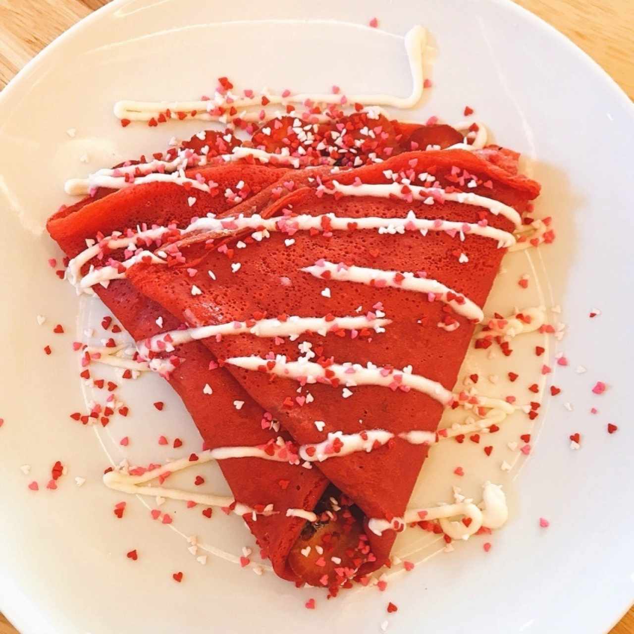 crepe red velvet