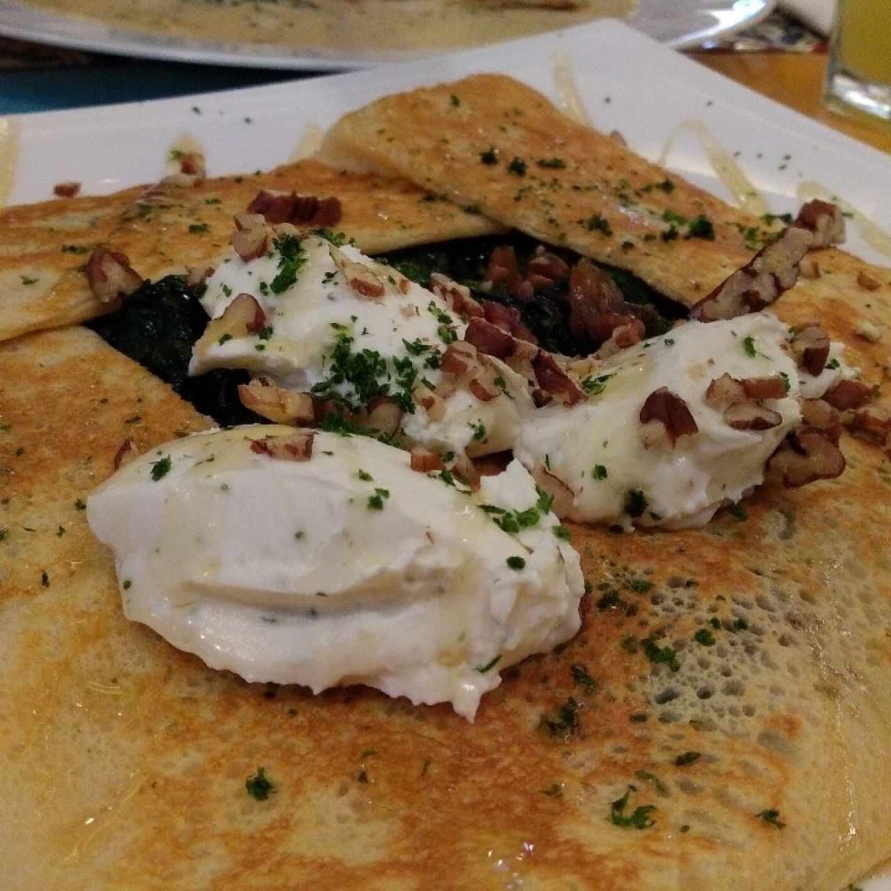 Espinacas y Cebollas caramelizadas