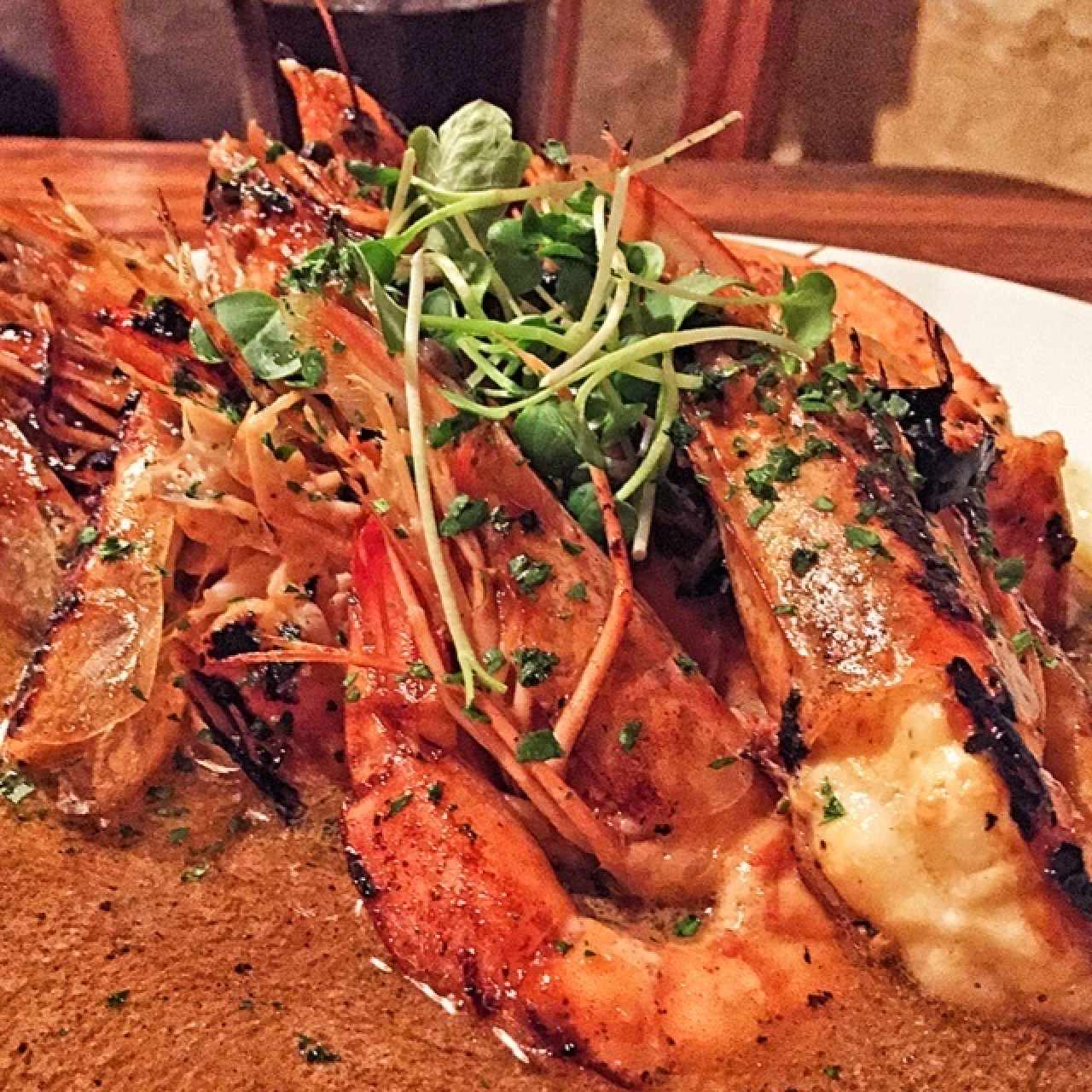 camarones a la naranja