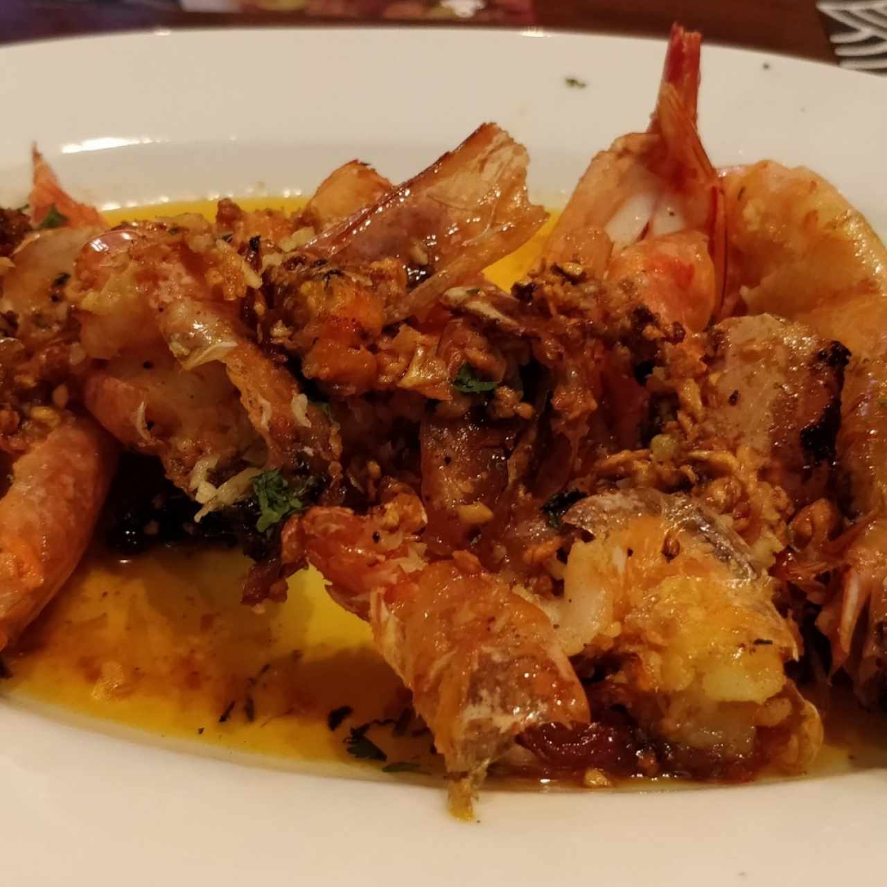 Mariscos - Camarón al Ajo