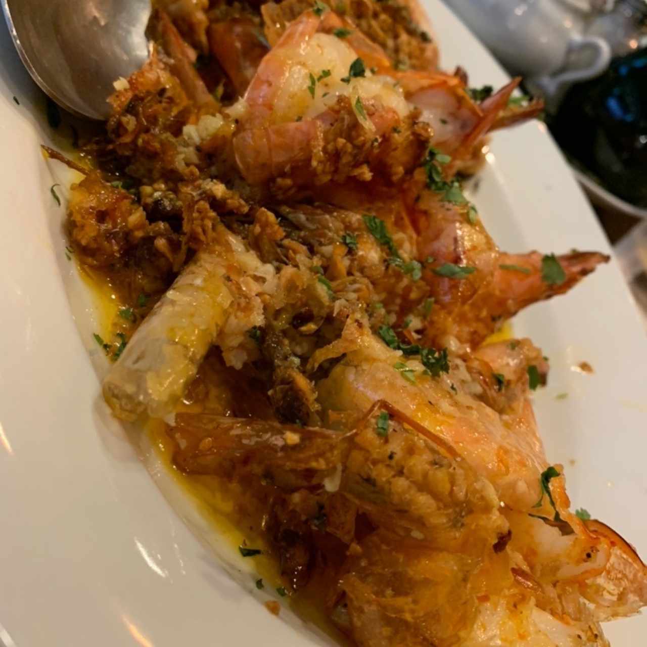 Mariscos - Camarón al Ajo