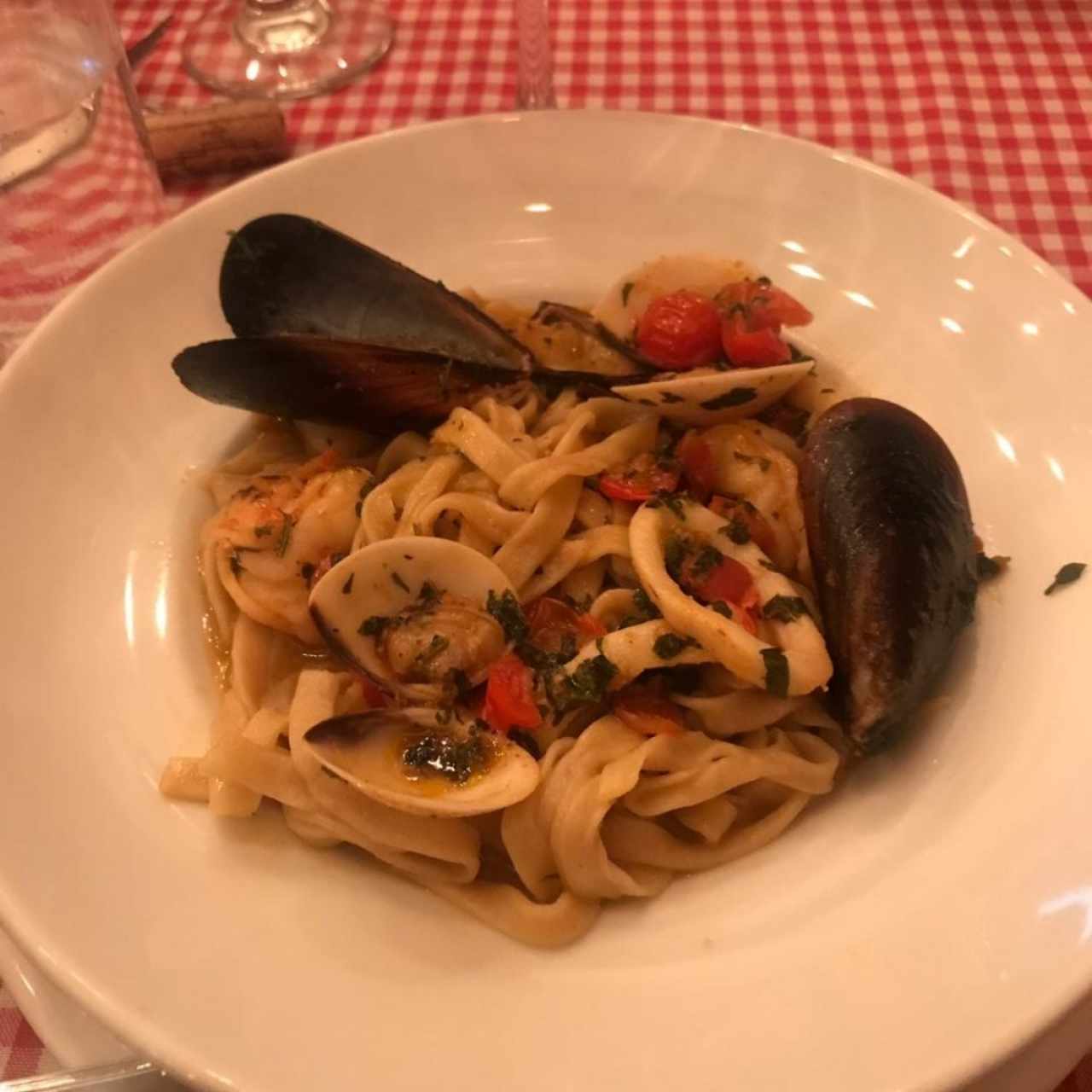 Fetuccini al Fruti di Mare