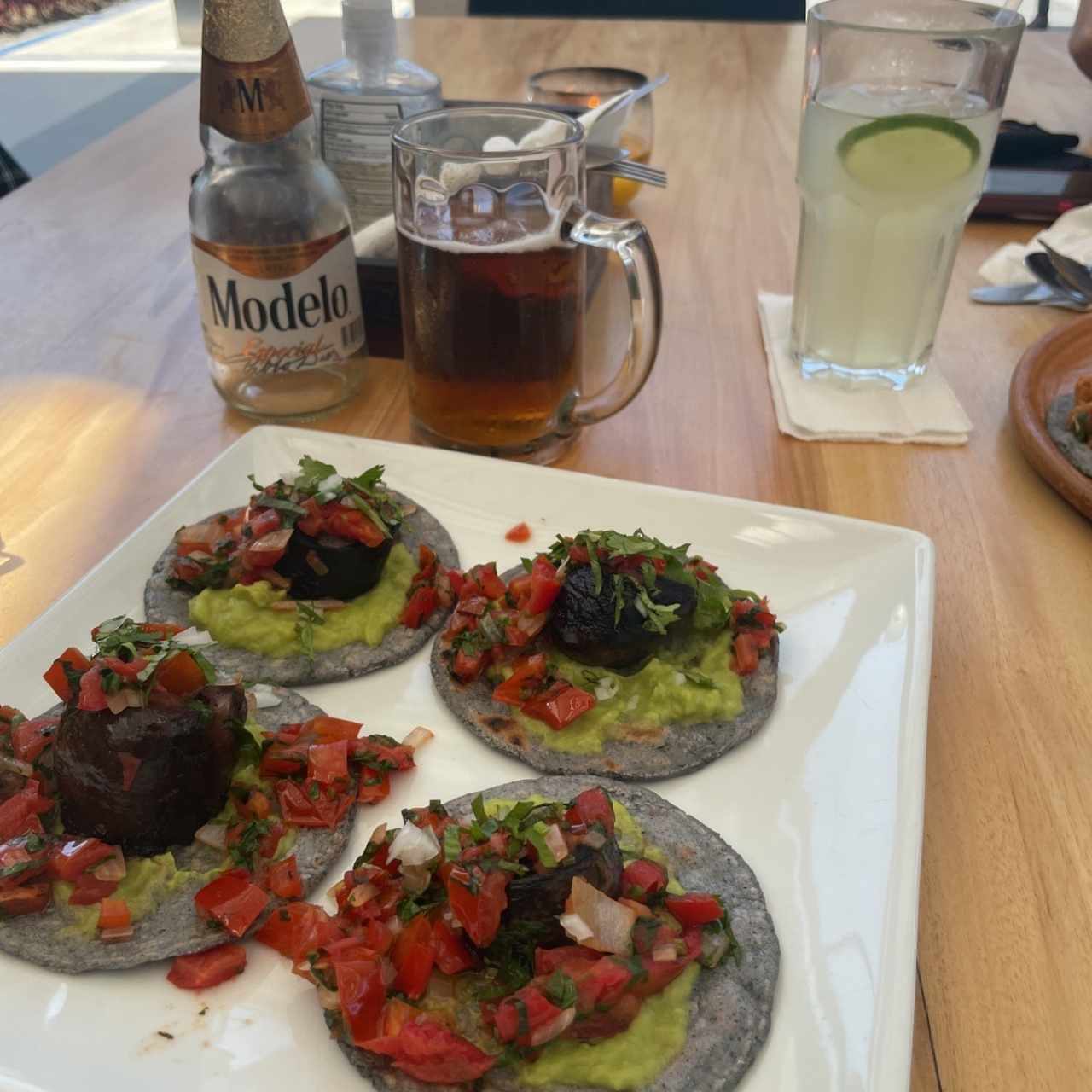 Tortillas con morcilla 