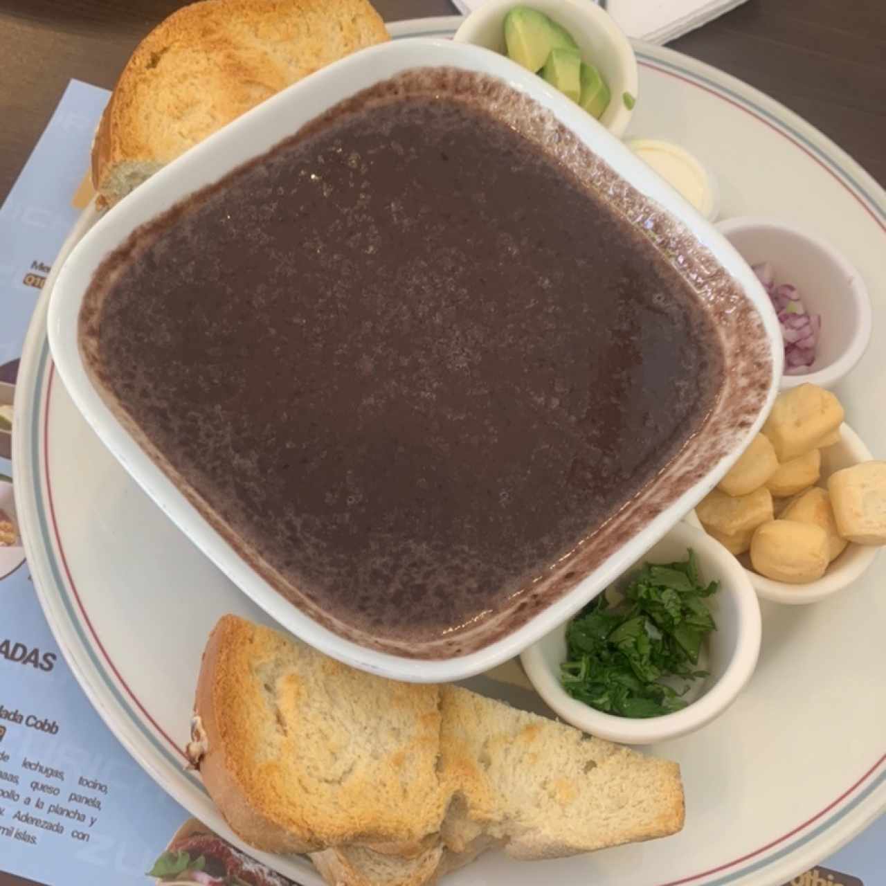 Crema de frijol