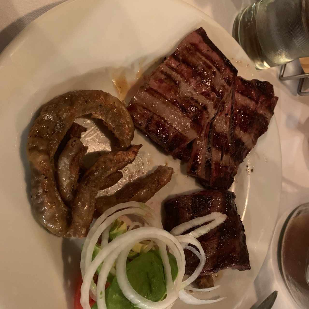 lomito, entraña y chichulines