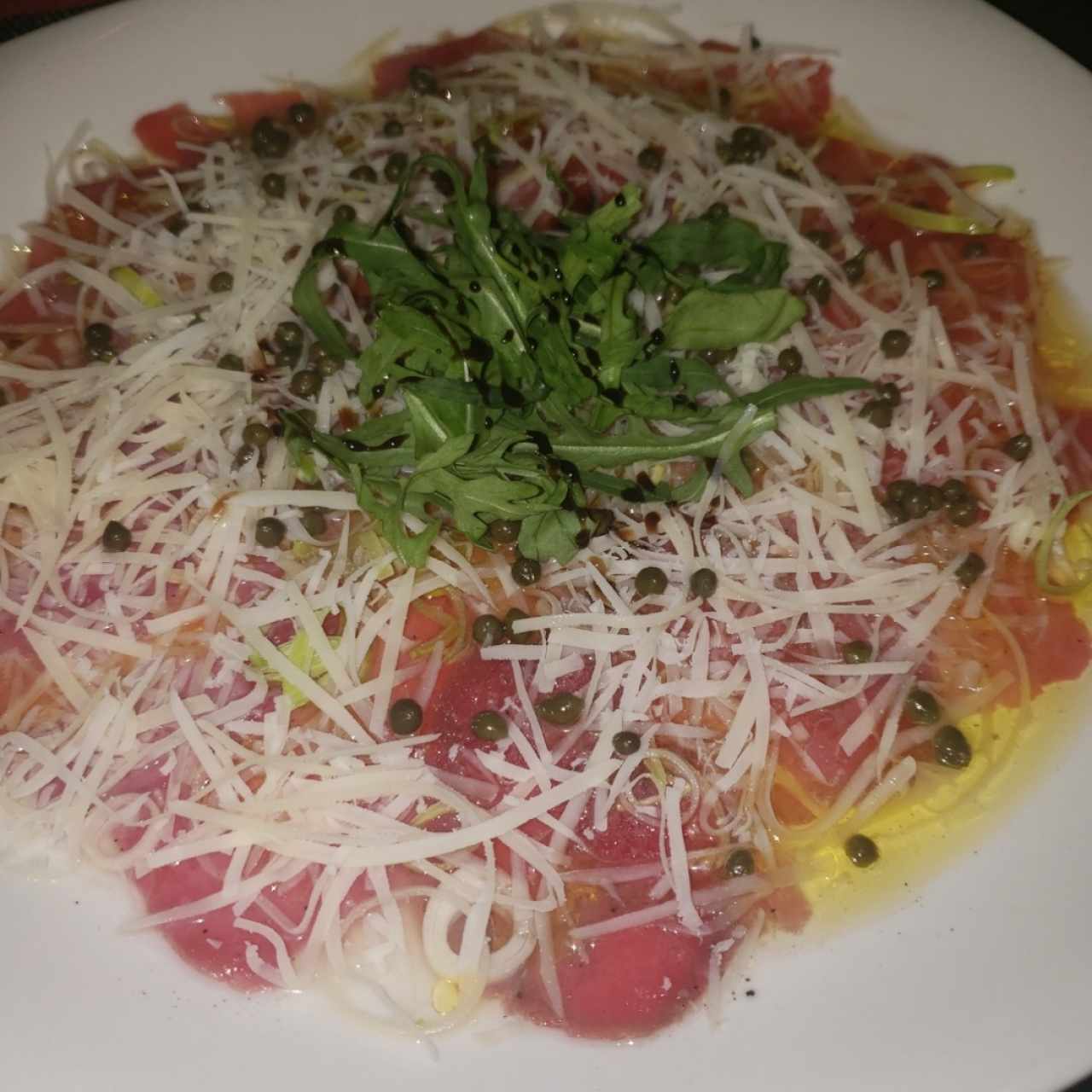 Entradas - Carpaccio de Lomito