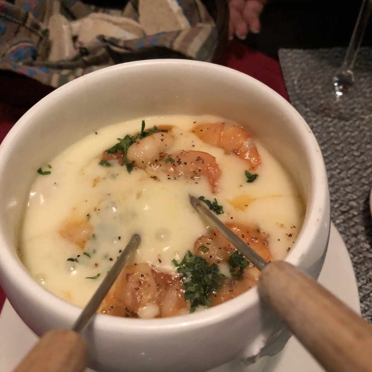 Fondue de camaron