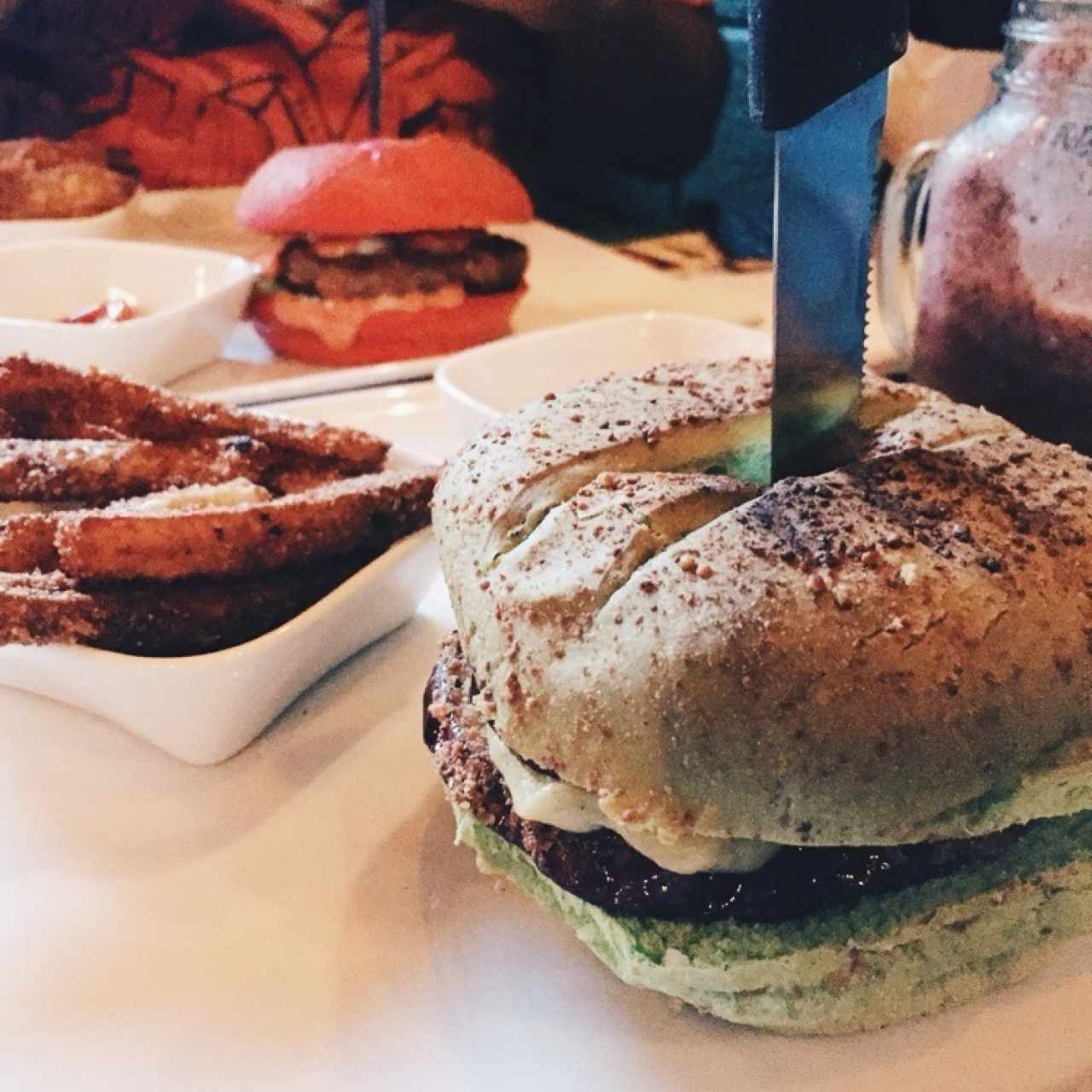 hamburguesa vegetariana 