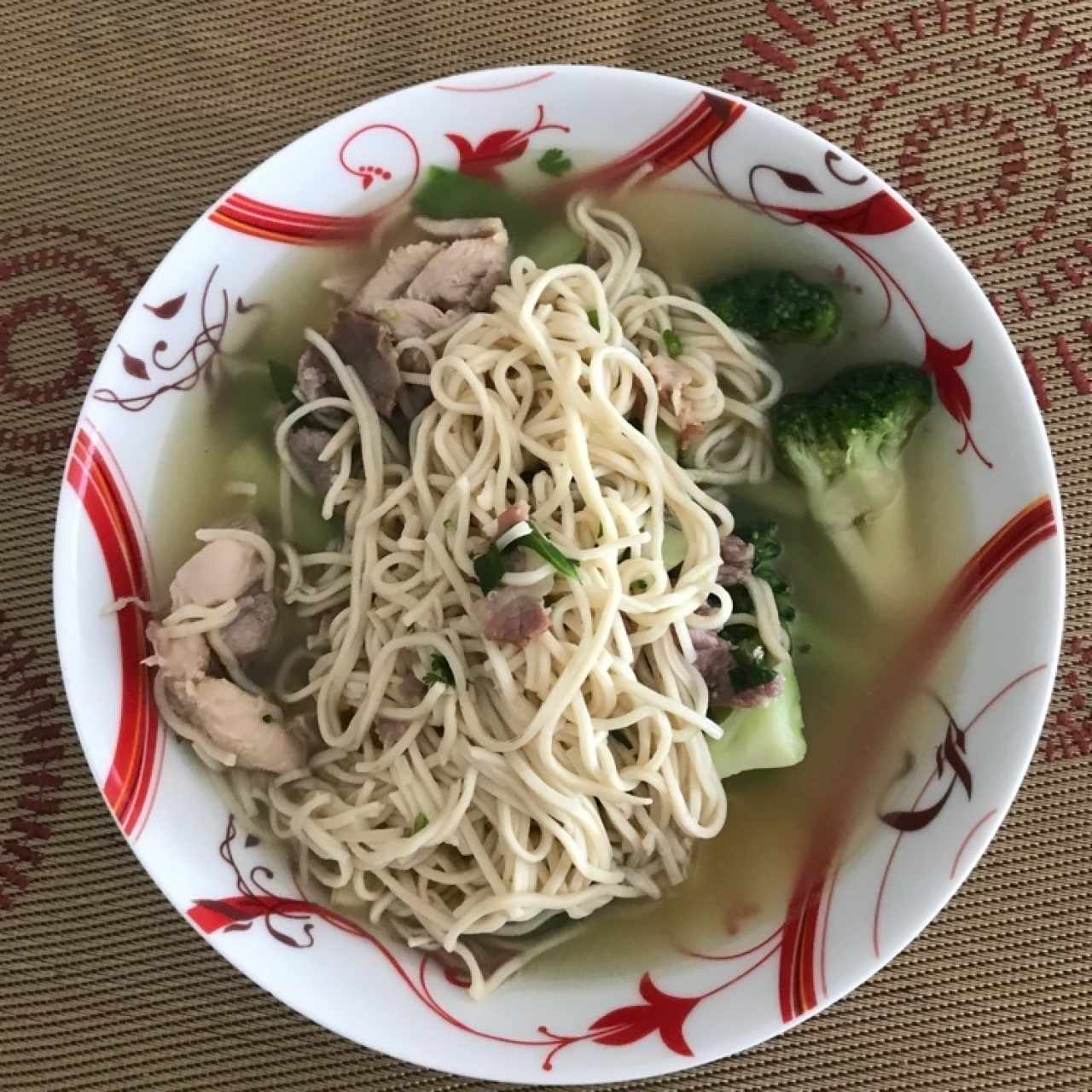 Sopa de Wan Tan con Camarón