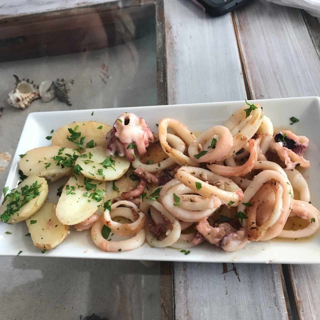 Calamar al ajo