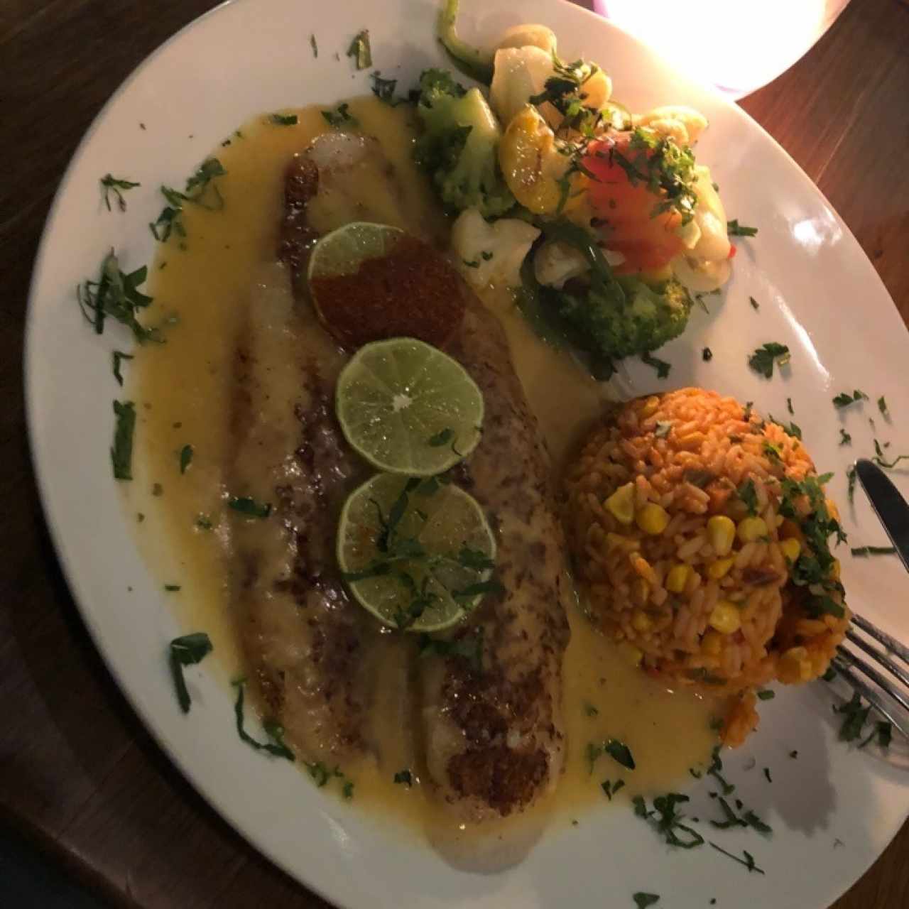 pescado al limon