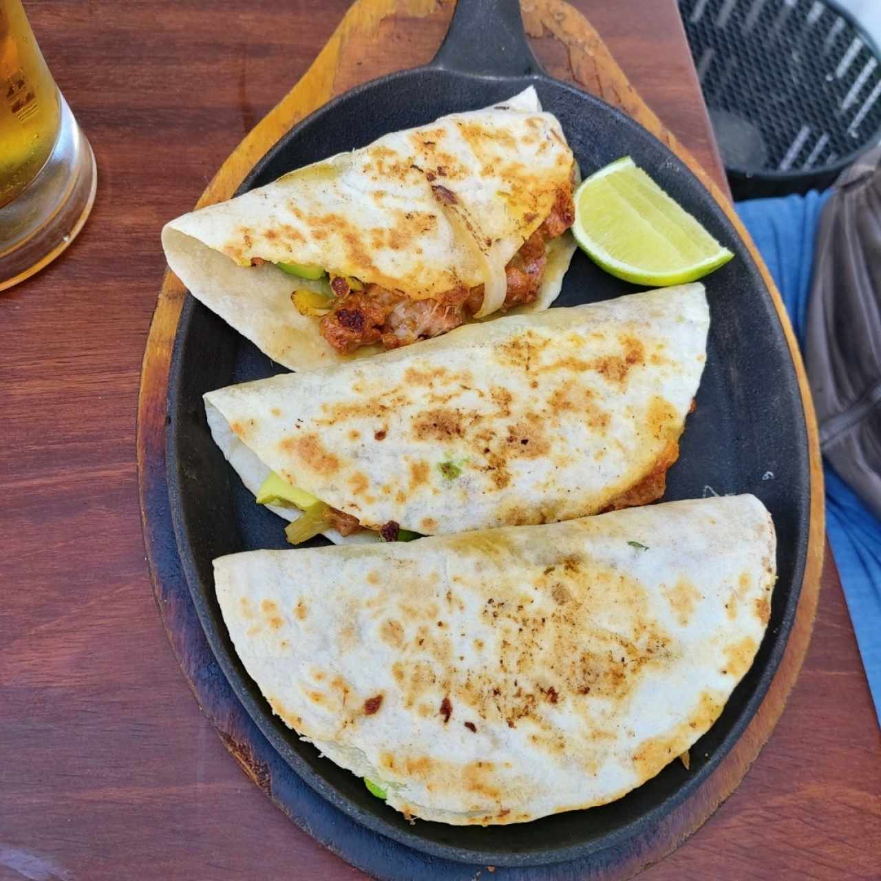 Gringas de chorizo