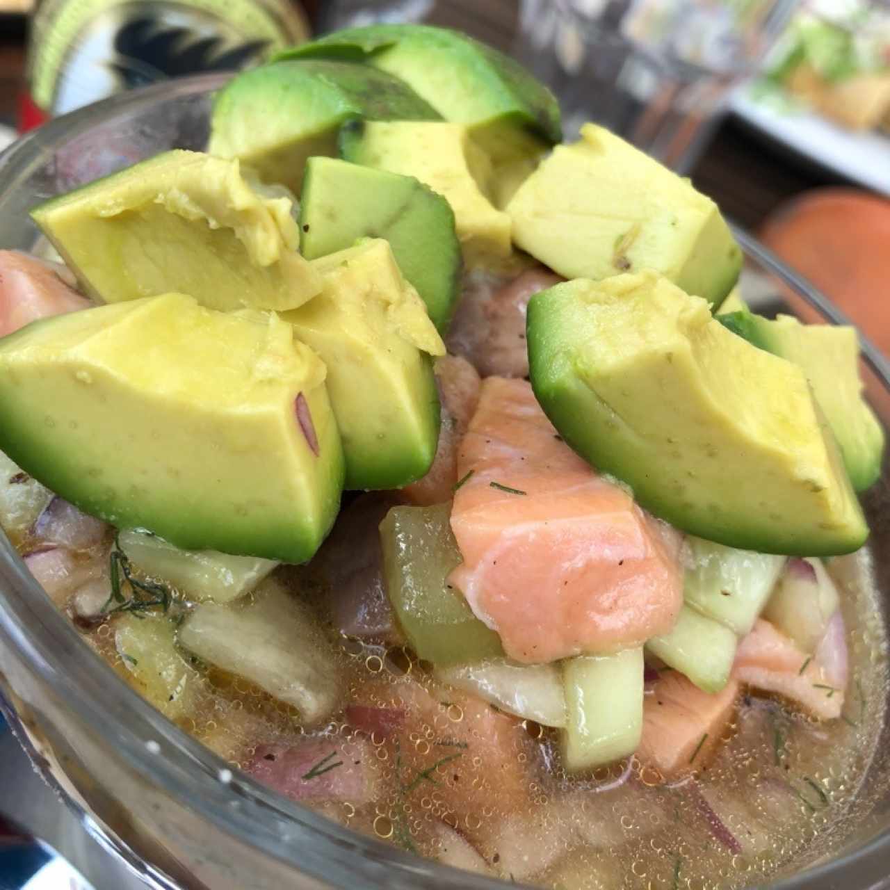ceviche de salmon
