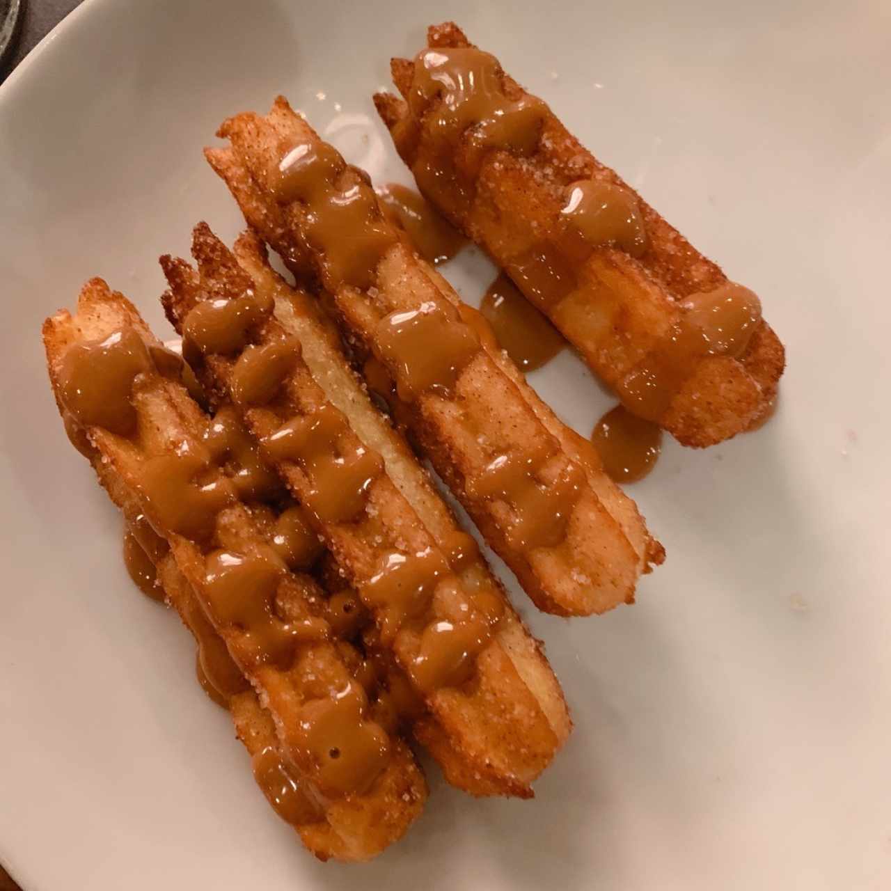 Churros con cajeta