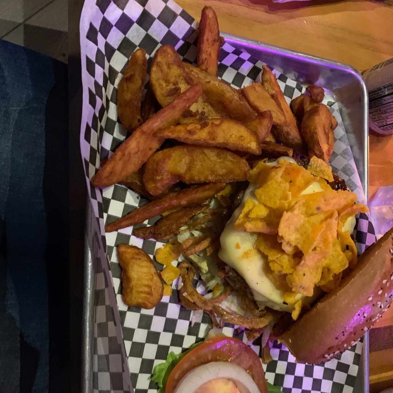 BURGER - CHEESE ONION BURGER