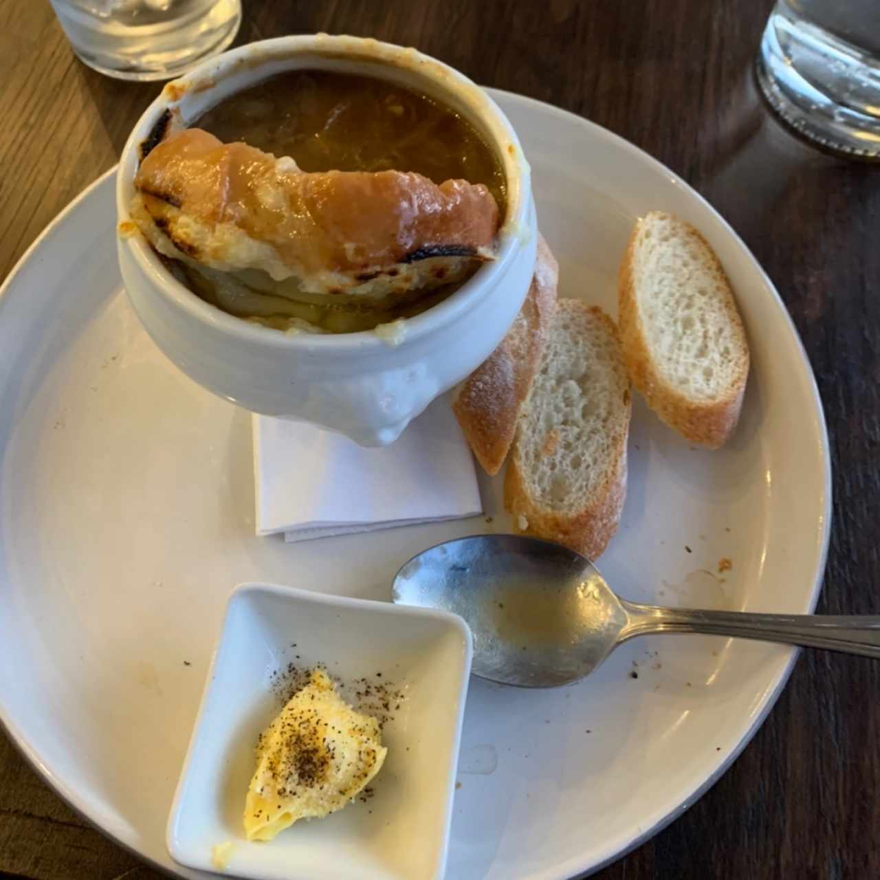 sopa de cebolla