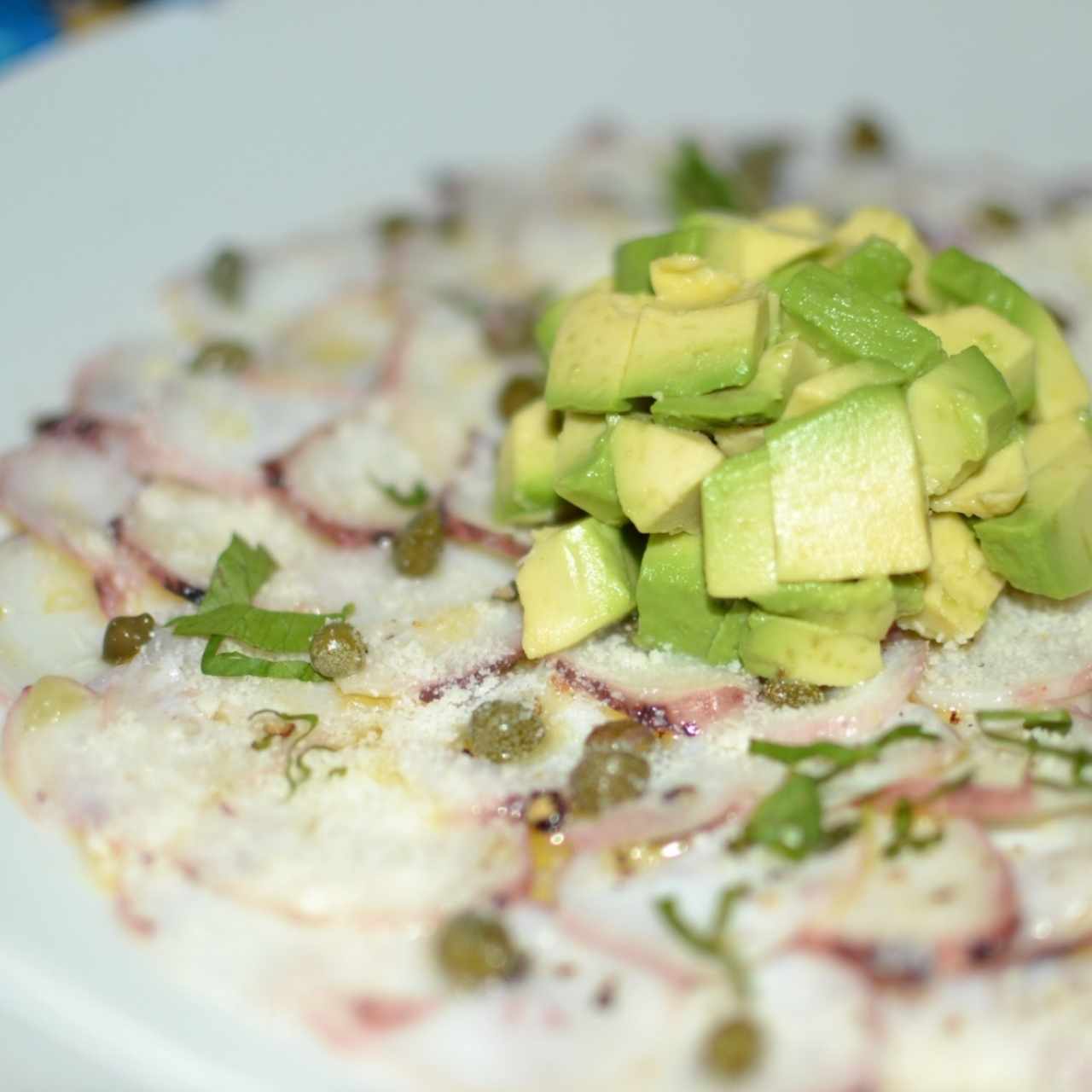 carpaccio de pulpo
