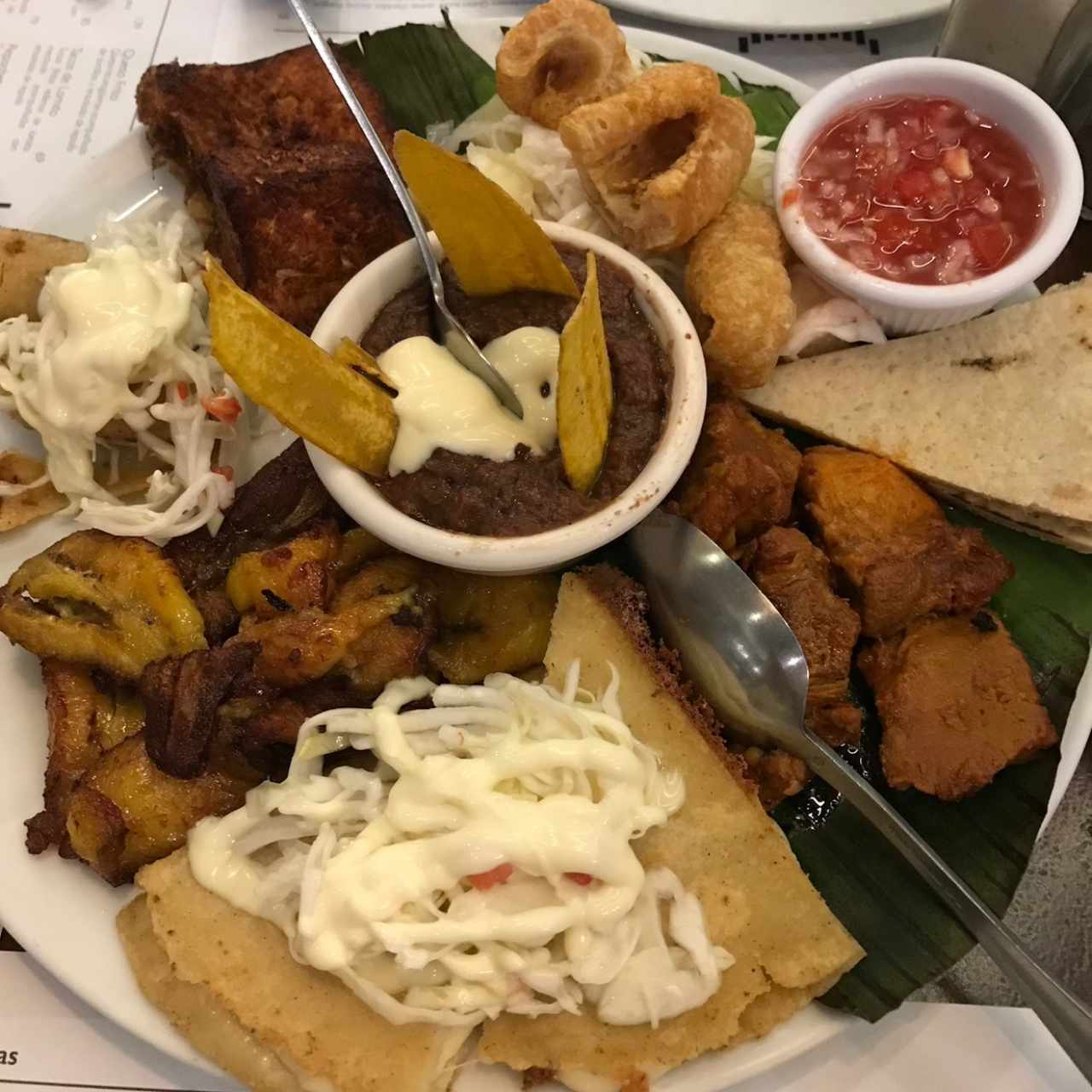 Bandeja tipica nicaraguense
