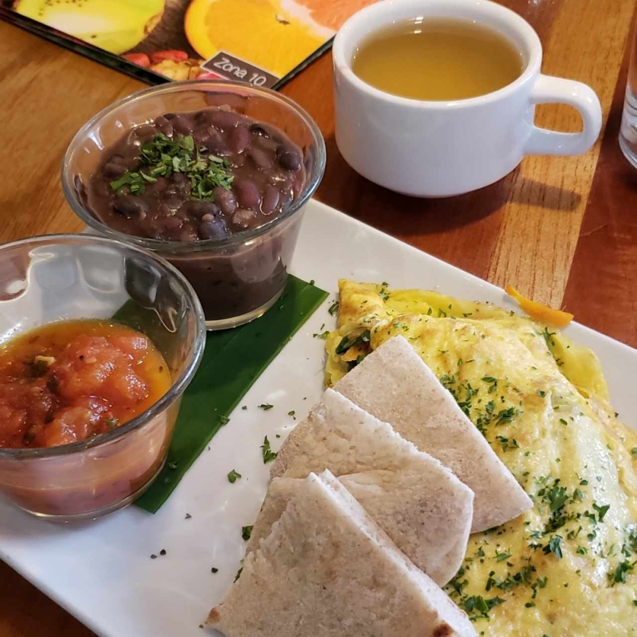 omelete de vegetales 