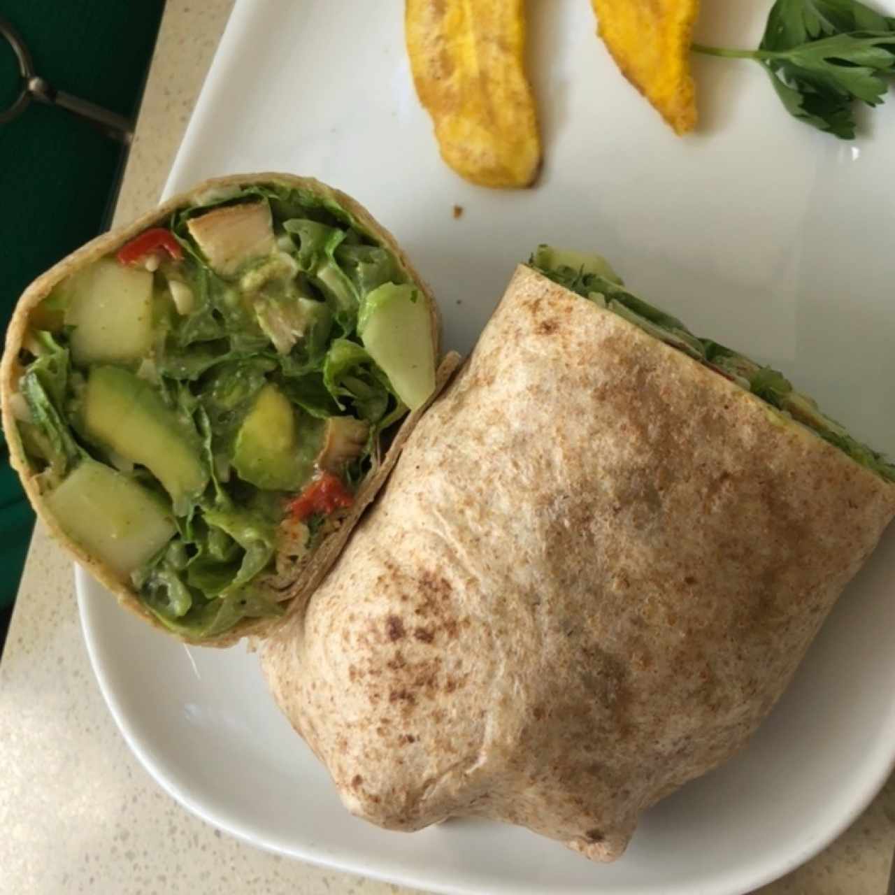 wrap de aguacate