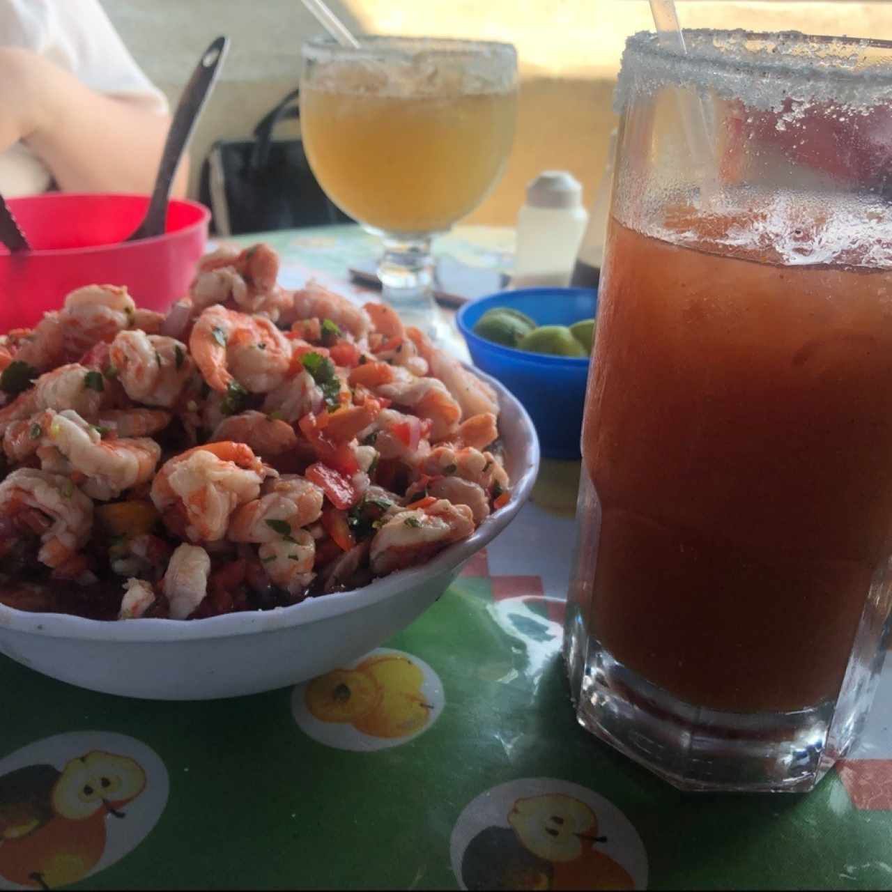 ceviche de 275 +Michelada grande